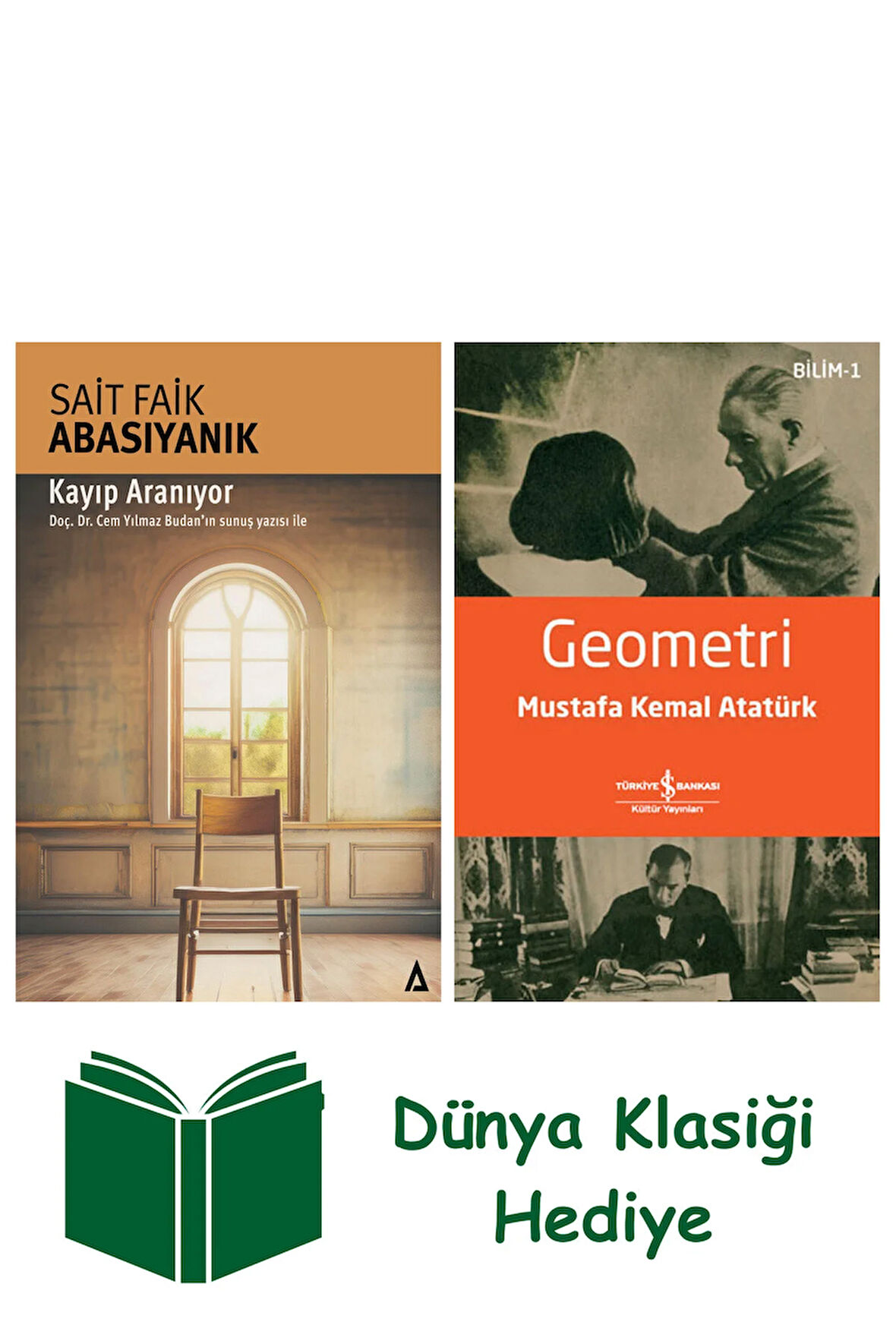 Kayıp Aranıyor + Geometri + Dünya Klasiği Hediye