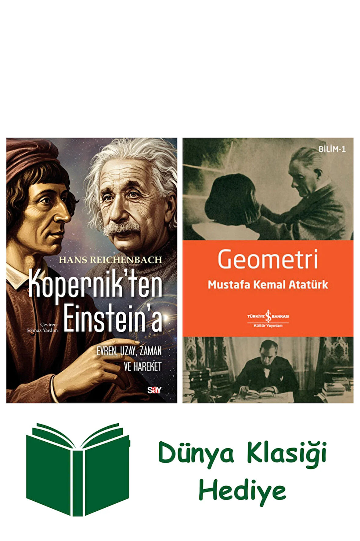 Kopernik’ten Einstein’e + Geometri + Dünya Klasiği Hediye