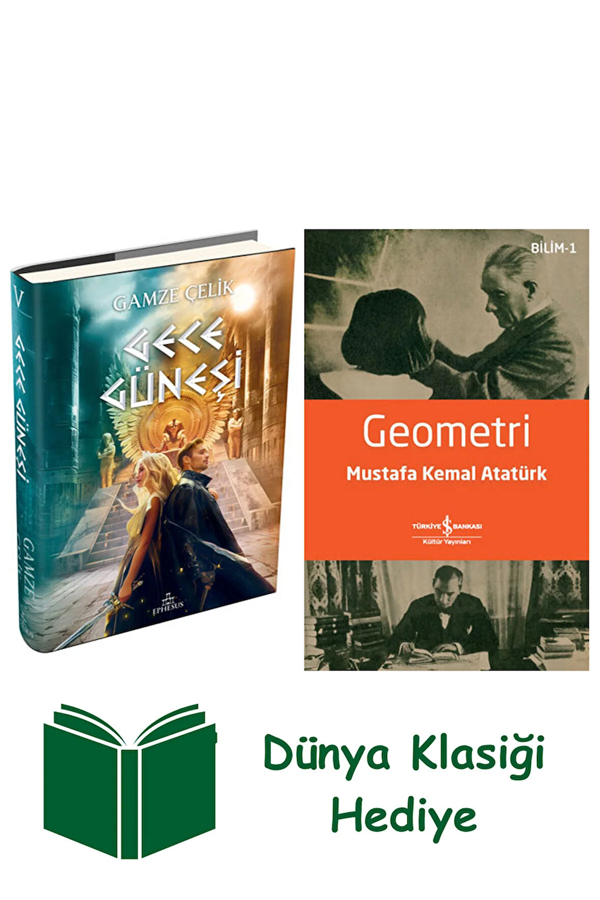 Gece Güneşi (Ciltli) + Geometri + Dünya Klasiği Hediye