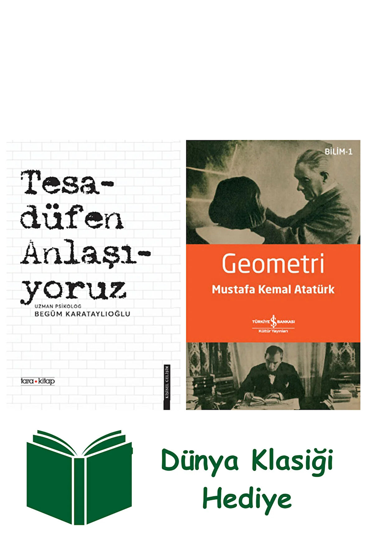 Tesadüfen Anlaşıyoruz + Geometri + Dünya Klasiği Hediye