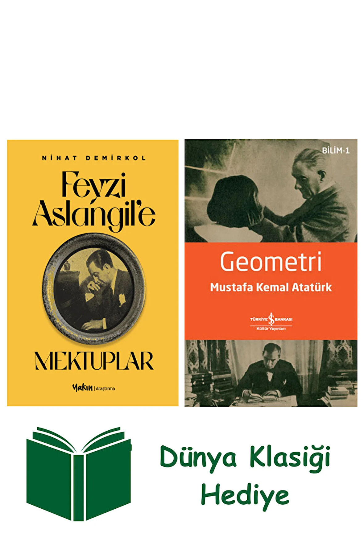Feyzi Aslangil’e Mektuplar + Geometri + Dünya Klasiği Hediye