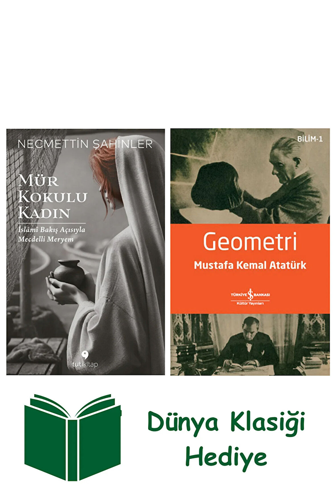 Mür Kokulu Kadın + Geometri + Dünya Klasiği Hediye