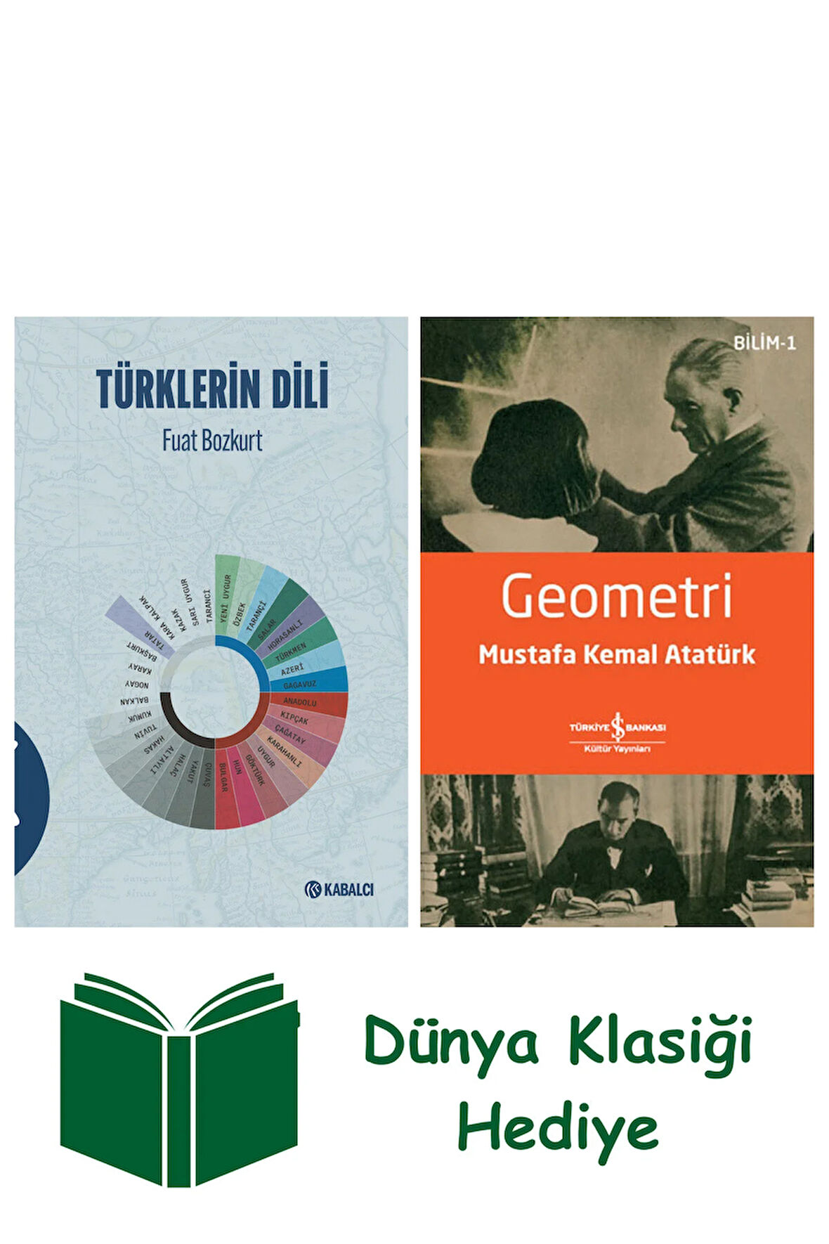 Türklerin Dili + Geometri + Dünya Klasiği Hediye