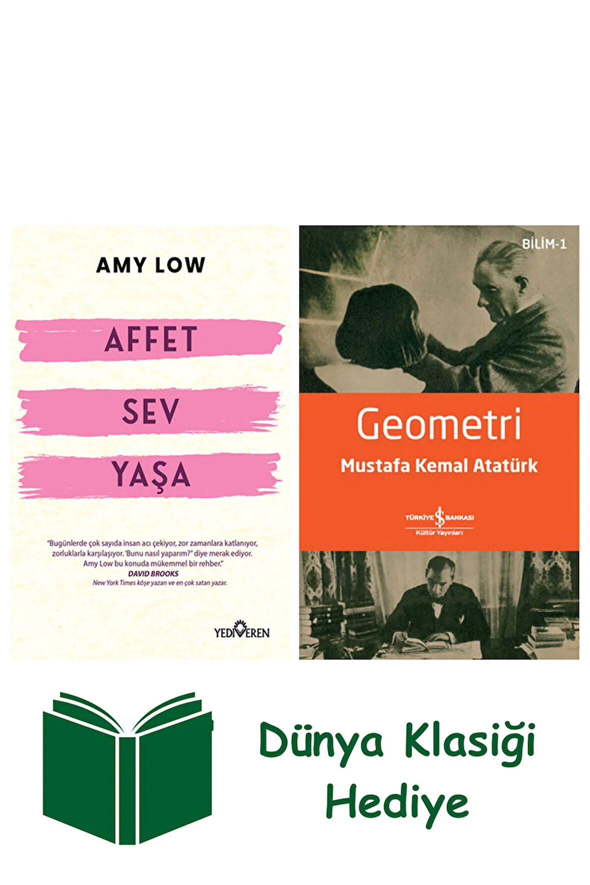 Affet Sev Yaşa + Geometri + Dünya Klasiği Hediye