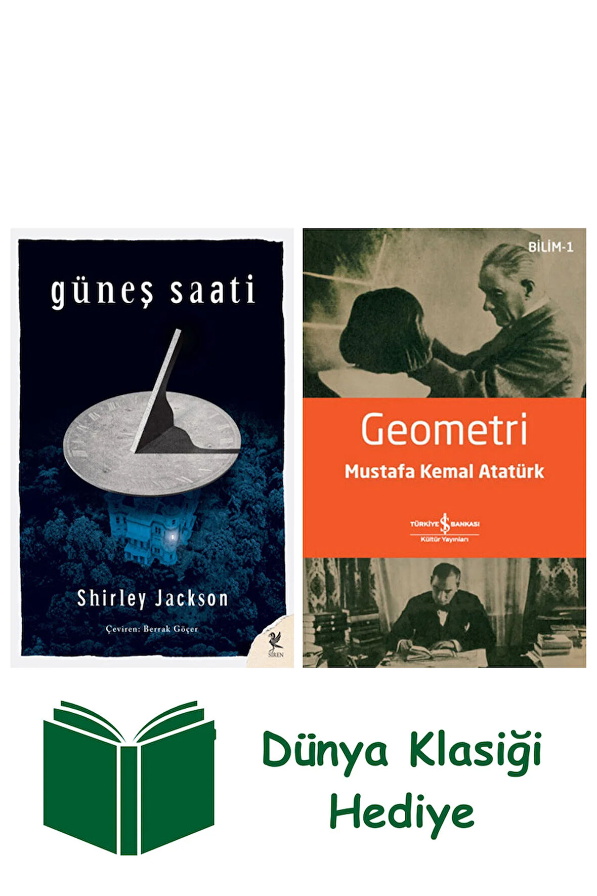 Güneş Saati + Geometri + Dünya Klasiği Hediye