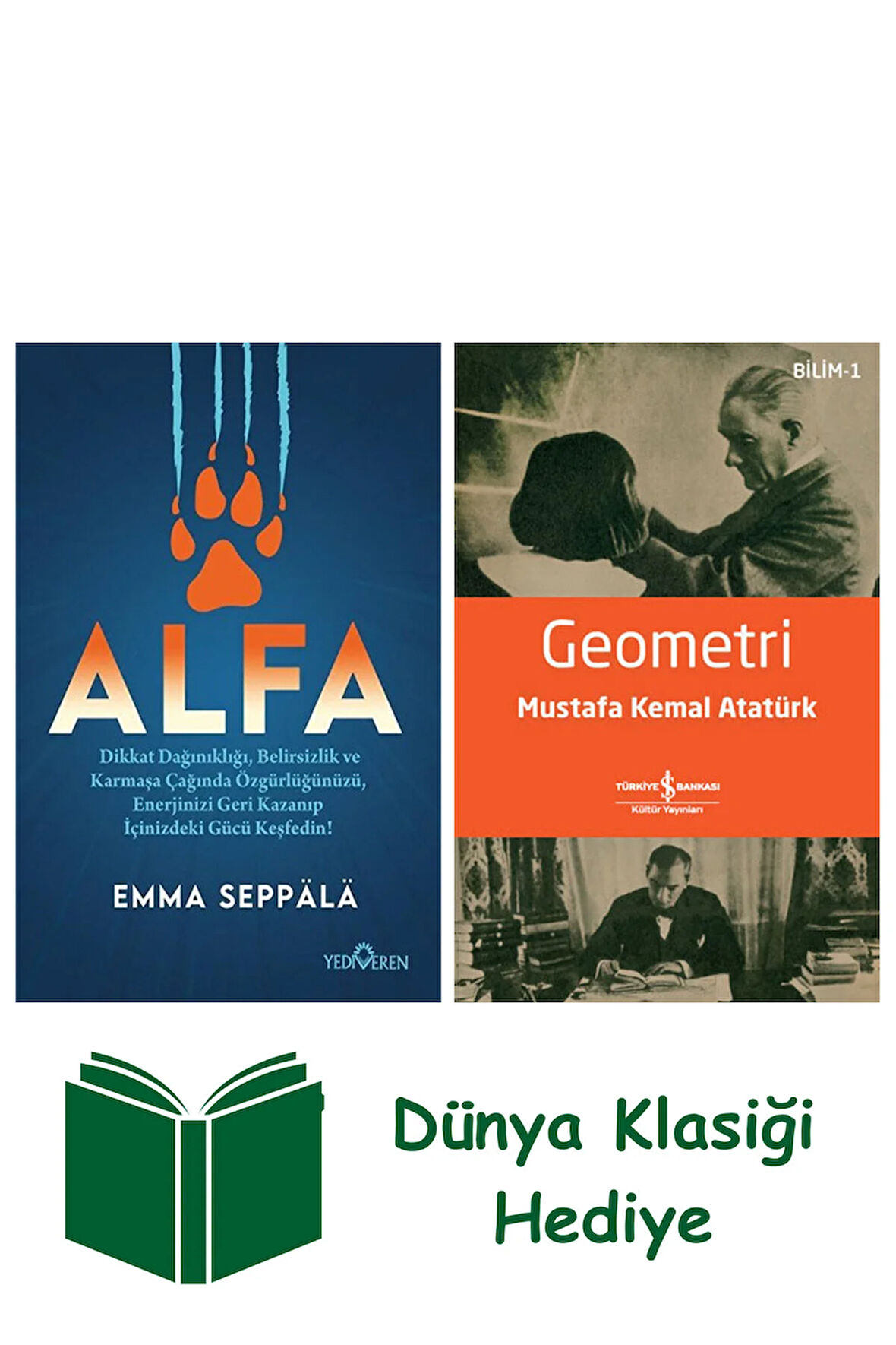 Alfa + Geometri + Dünya Klasiği Hediye