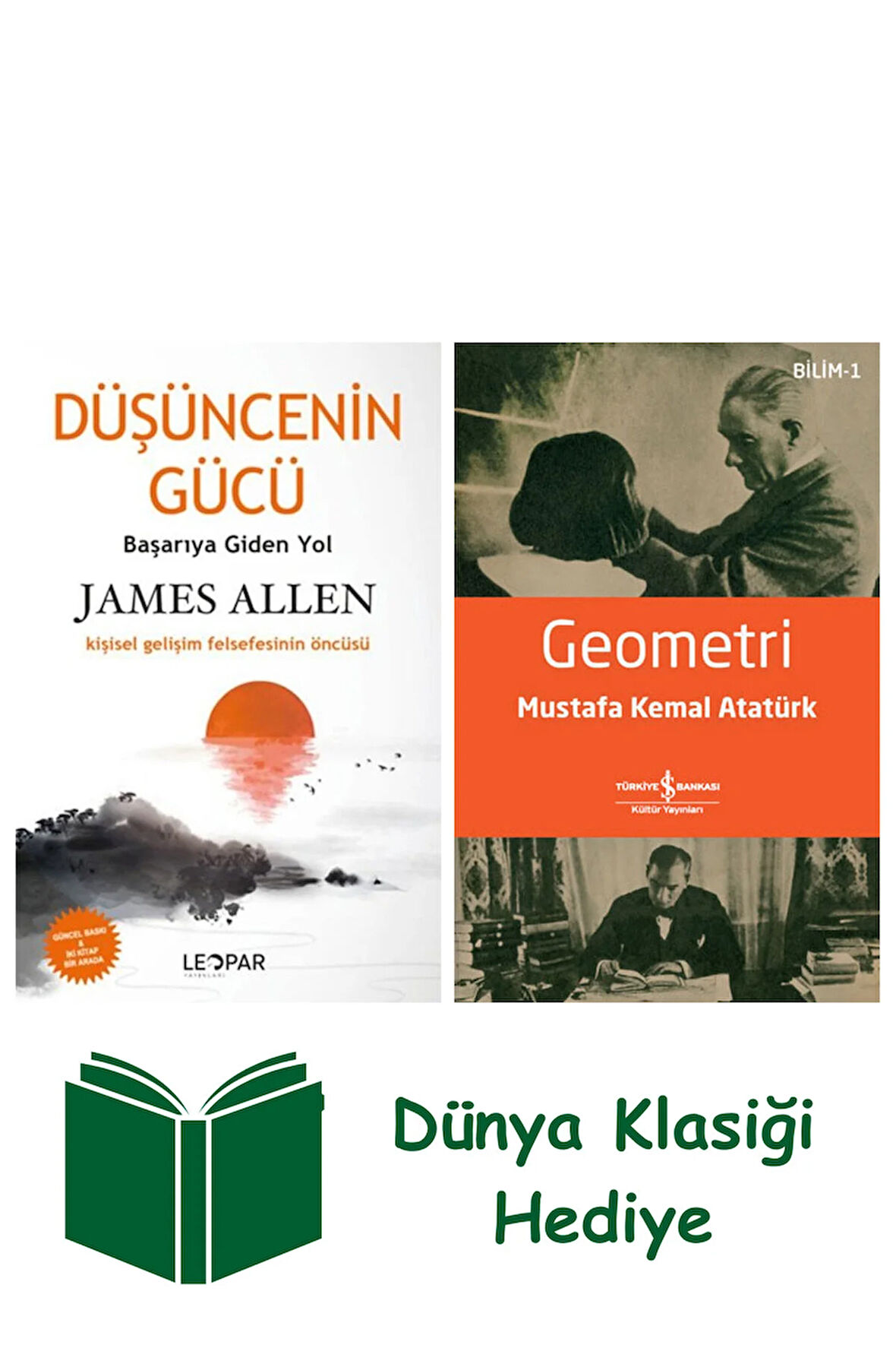 Düşüncenin Gücü + Geometri + Dünya Klasiği Hediye