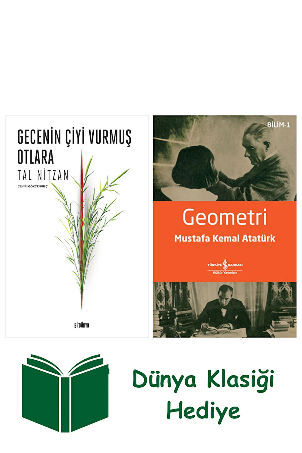 Gecenin Çiyi Vurmuş Otlara + Geometri + Dünya Klasiği Hediye
