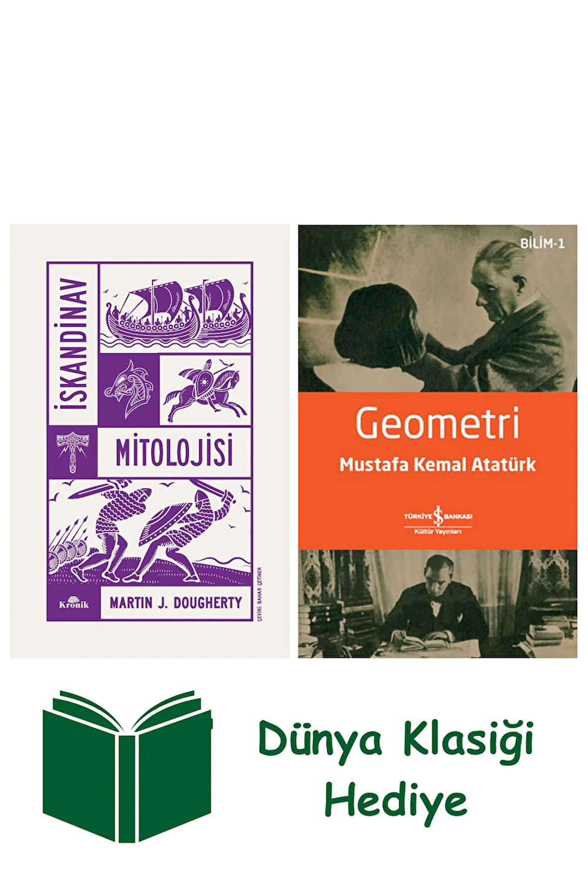 İskandinav Mitolojisi + Geometri + Dünya Klasiği Hediye