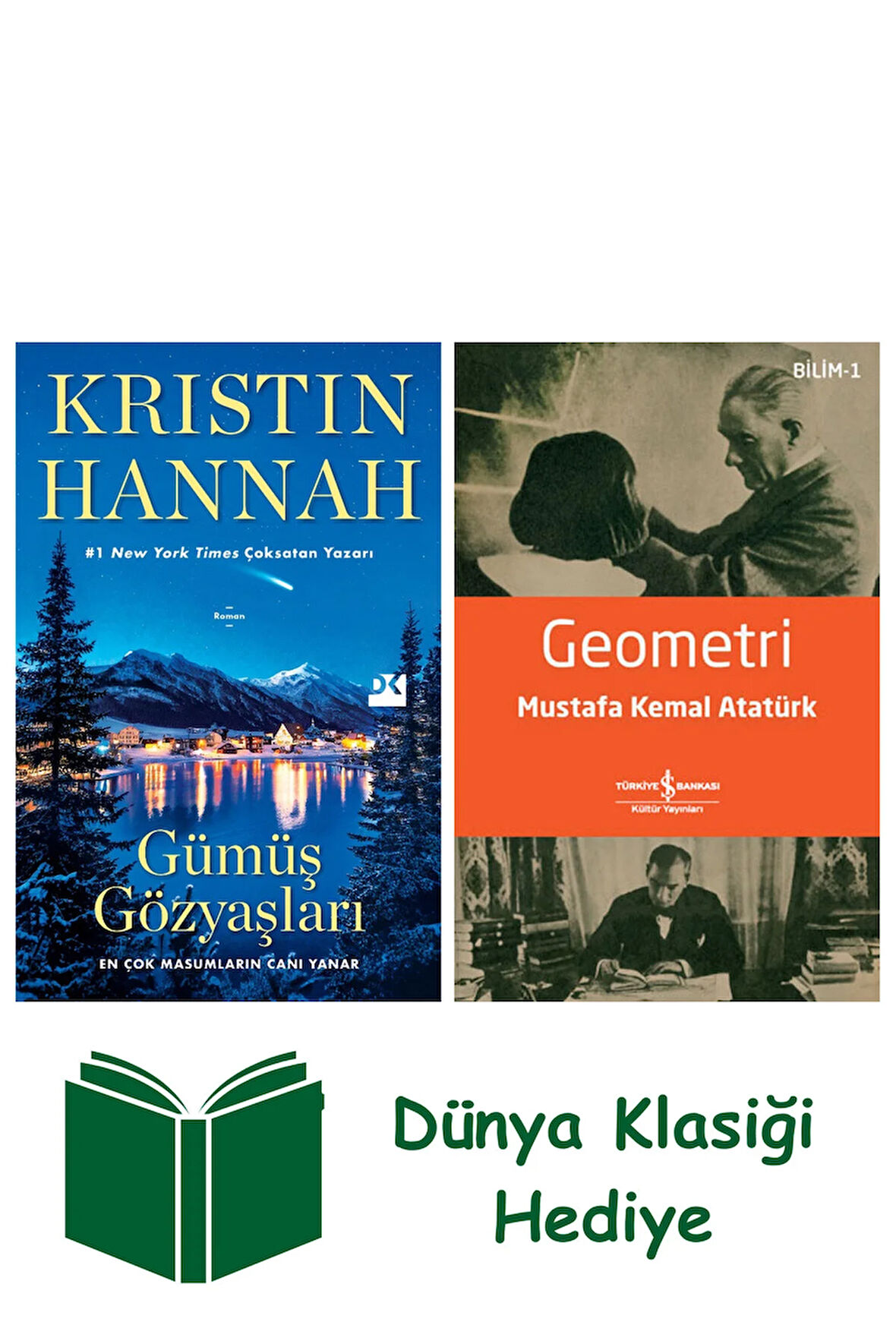 Gümüş Gözyaşları + Geometri + Dünya Klasiği Hediye