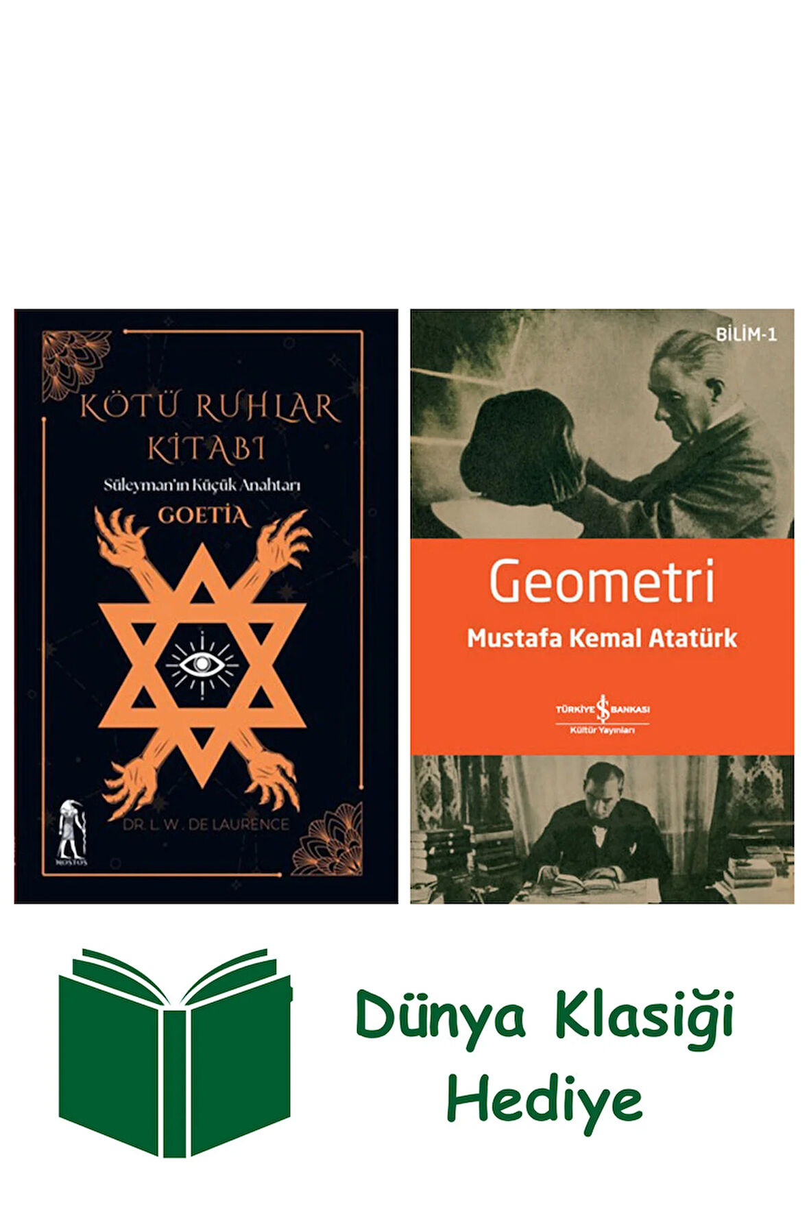 Kötü Ruhlar Kitabı + Geometri + Dünya Klasiği Hediye