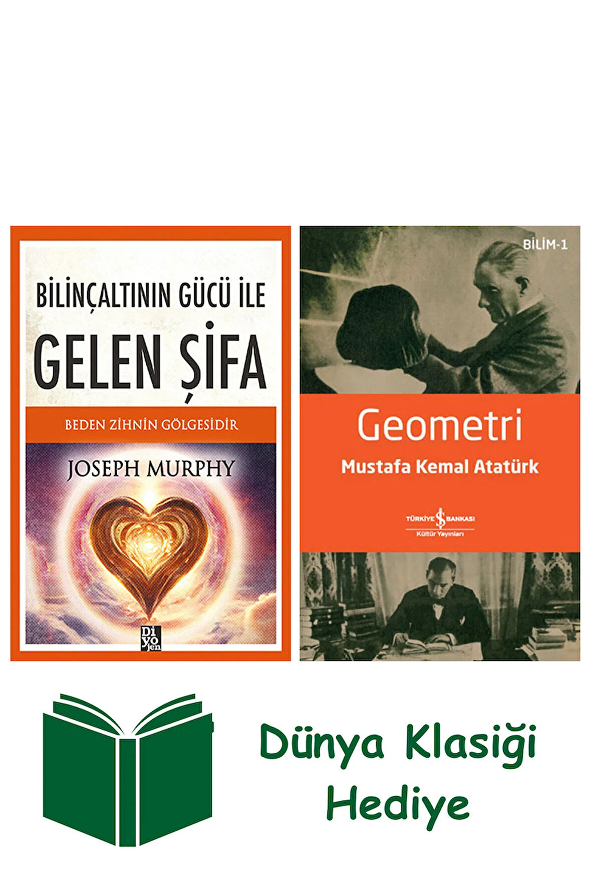 Bilinçaltının Gücü İle Gelen Şifa + Geometri + Dünya Klasiği Hediye