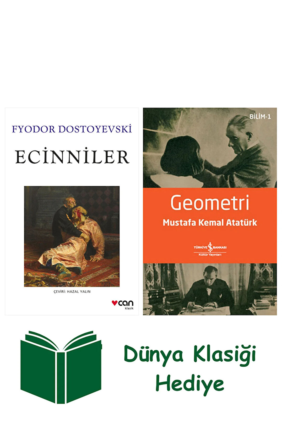 Ecinniler + Geometri + Dünya Klasiği Hediye