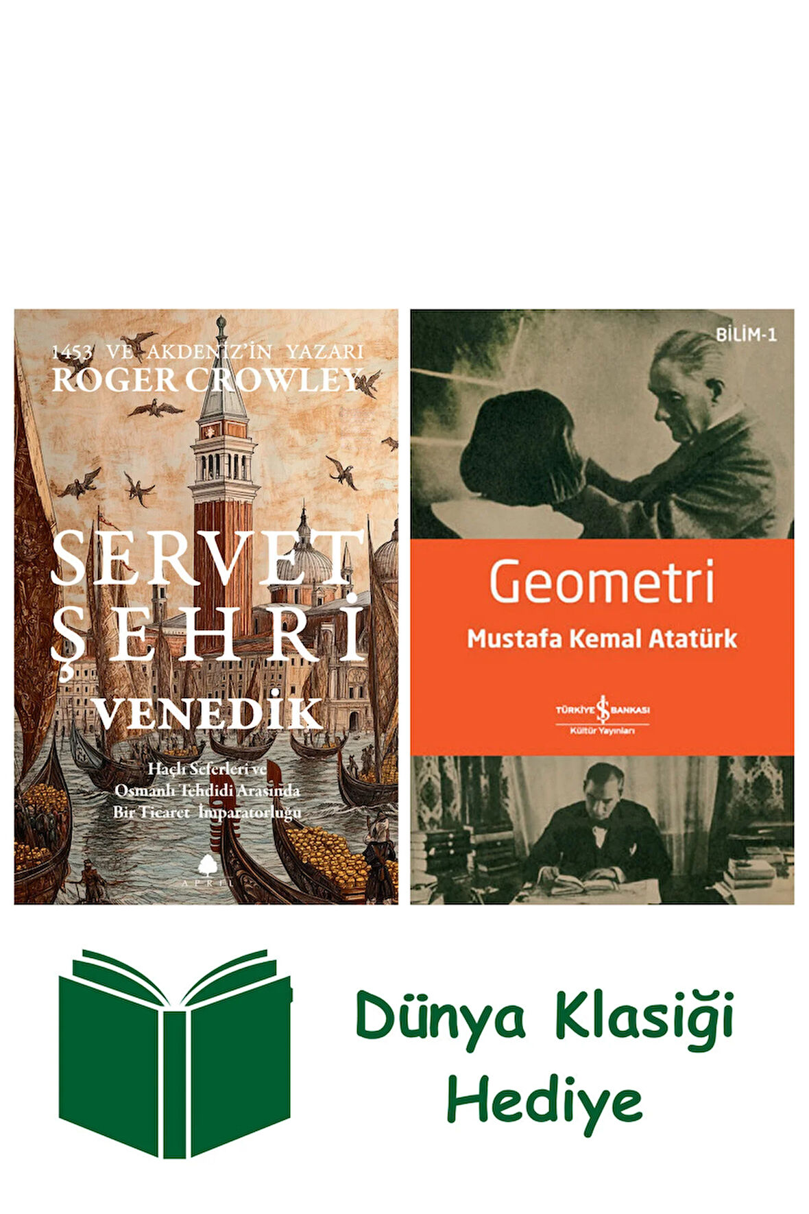 Servet Şehri Venedik + Geometri + Dünya Klasiği Hediye