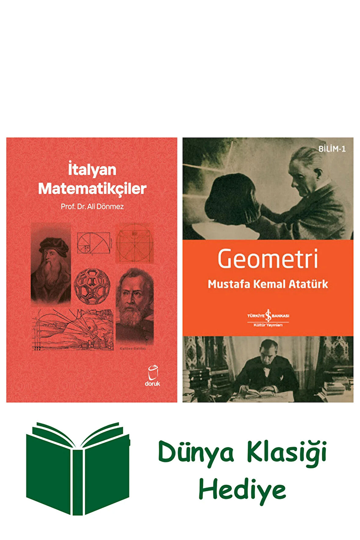 İtalyan Matematikçiler + Geometri + Dünya Klasiği Hediye