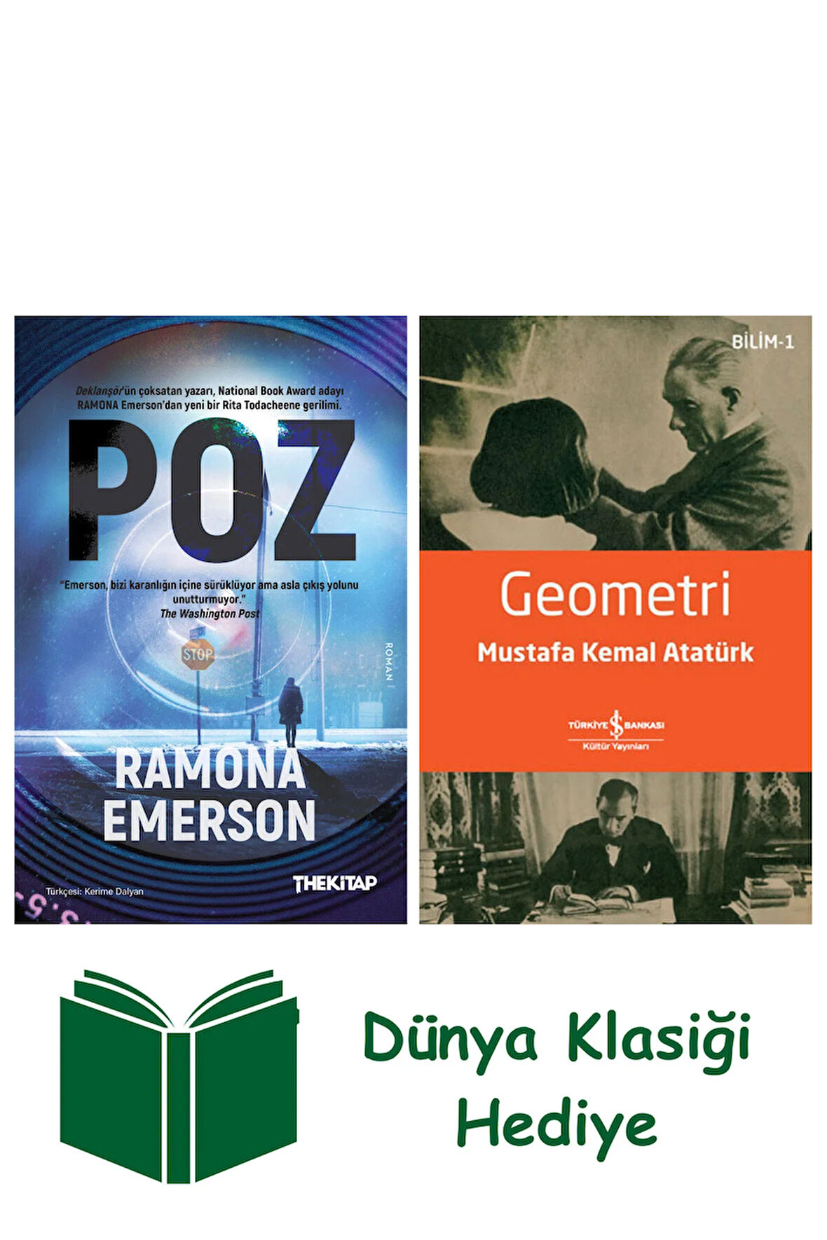 Poz + Geometri + Dünya Klasiği Hediye