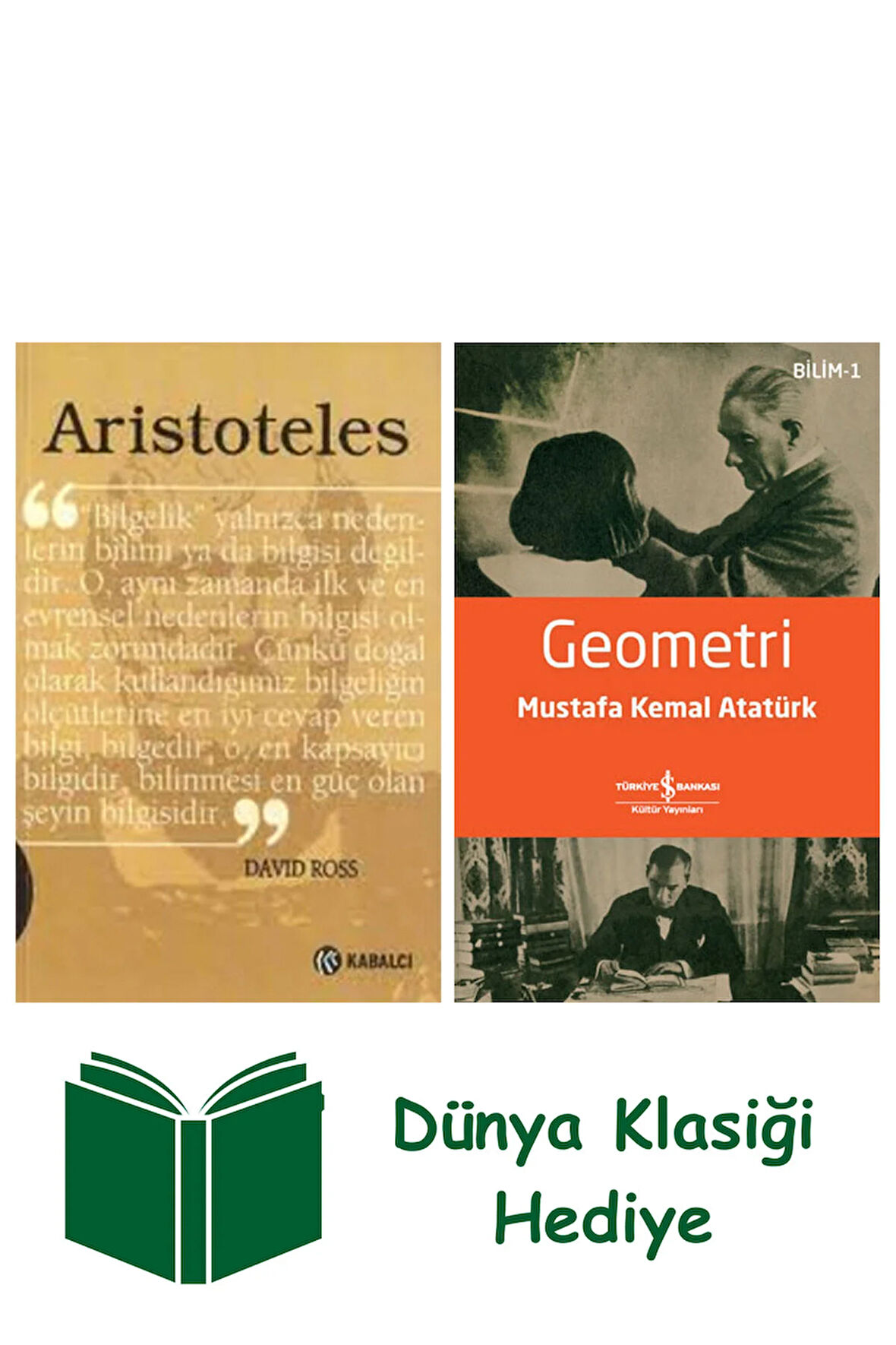 Aristoteles + Geometri + Dünya Klasiği Hediye