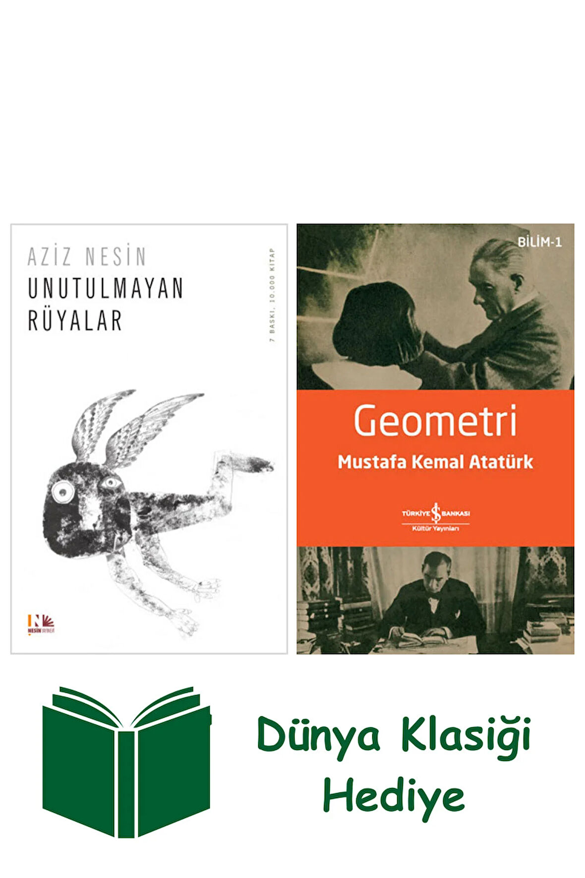 Unutulmayan Rüyalar + Geometri + Dünya Klasiği Hediye