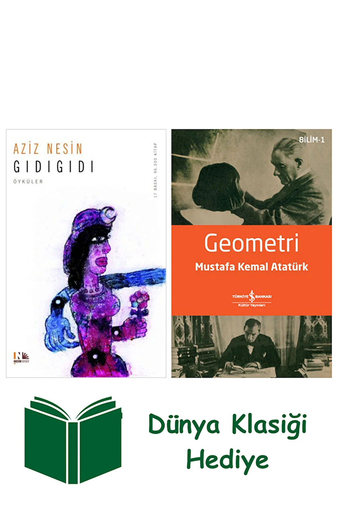 Gıdıgıdı + Geometri + Dünya Klasiği Hediye