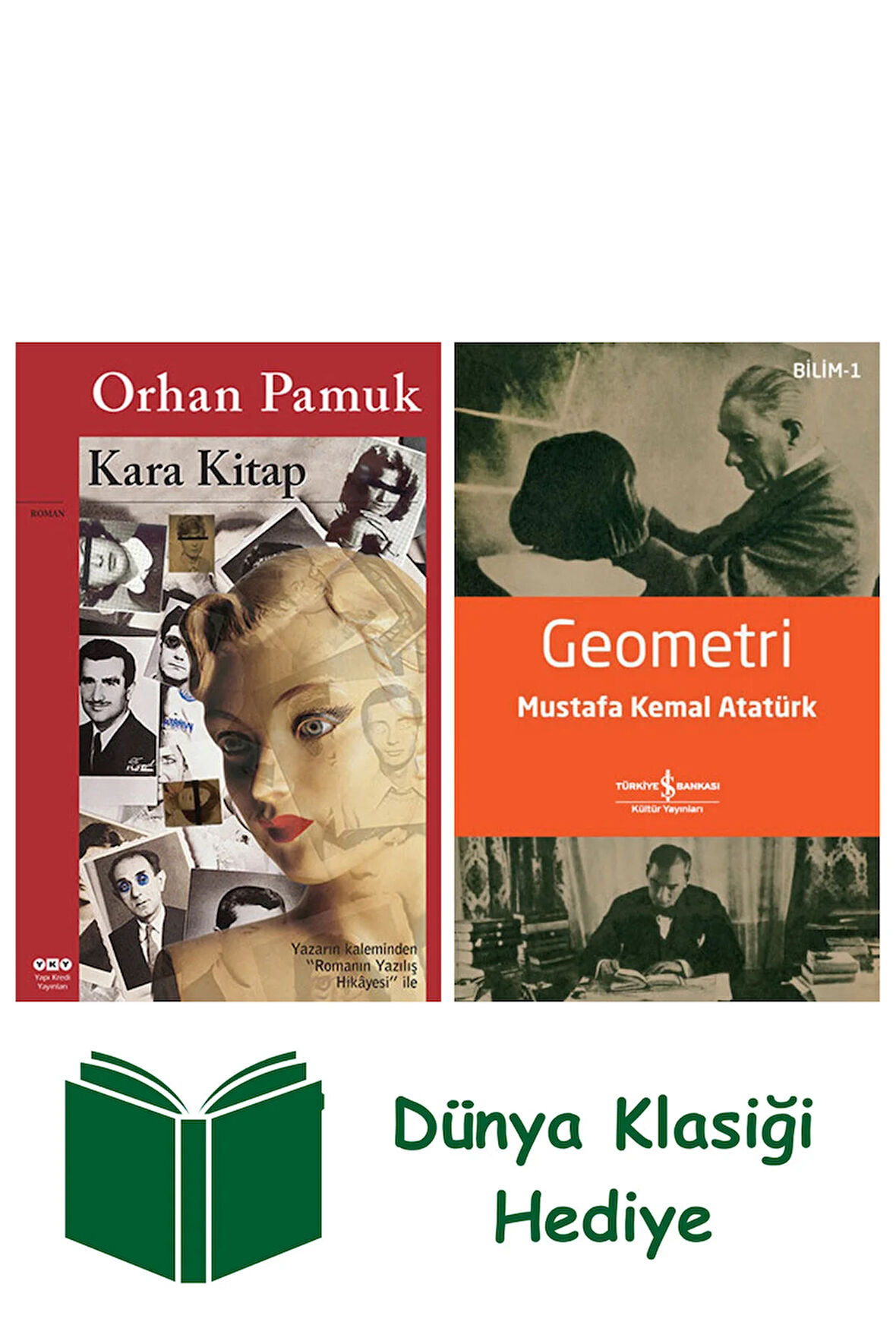 Kara Kitap + Geometri + Dünya Klasiği Hediye