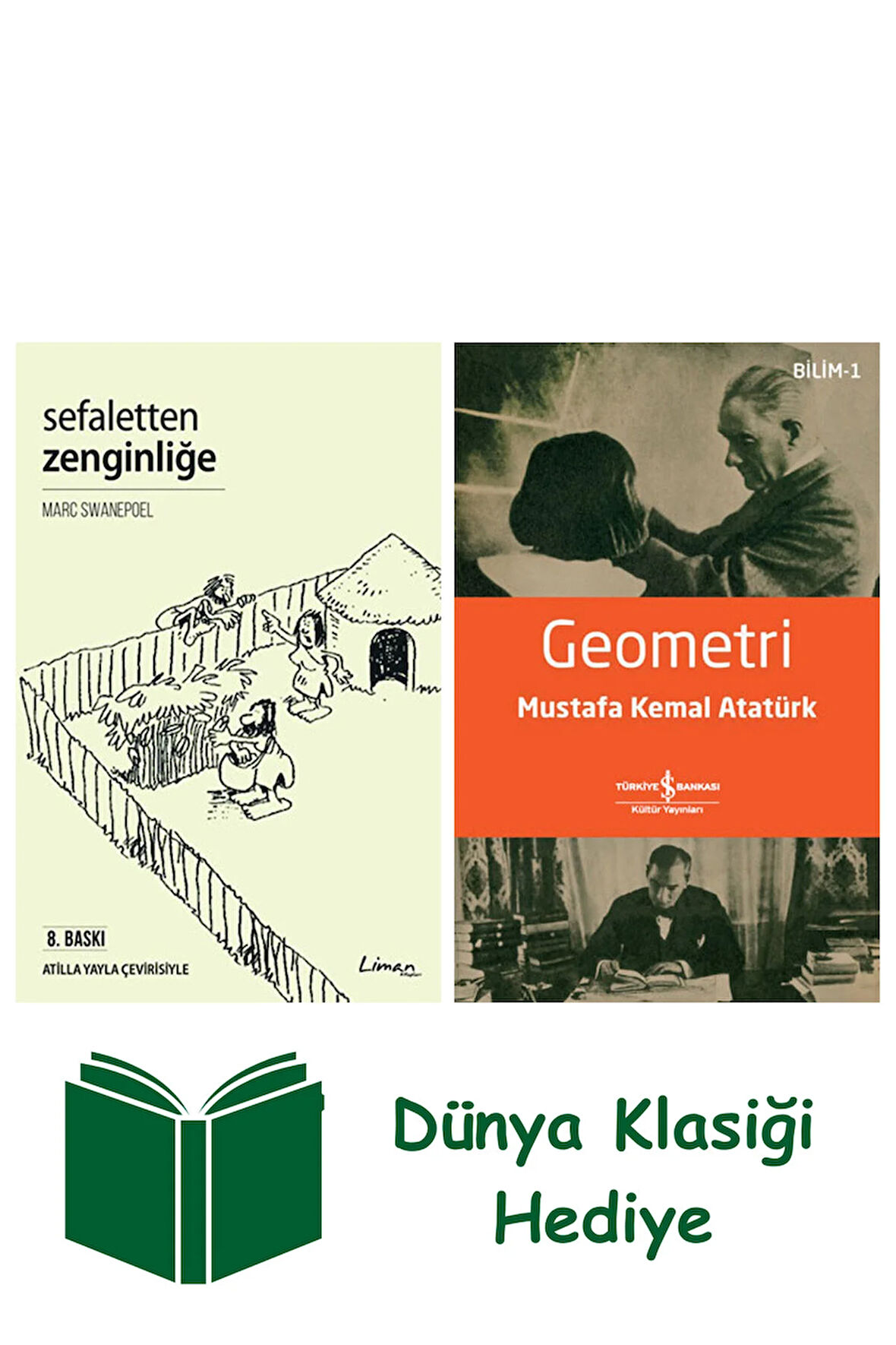 Sefaletten Zenginliğe + Geometri + Dünya Klasiği Hediye