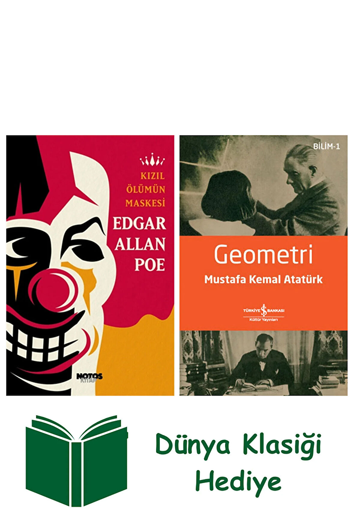 Kızıl Ölümün Maskesi + Geometri + Dünya Klasiği Hediye