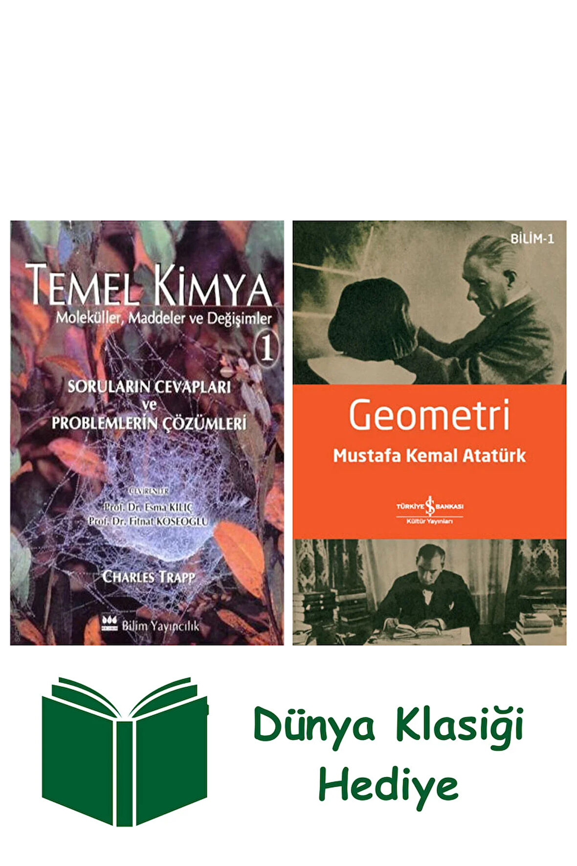 Temel Kimya 1 + Geometri + Dünya Klasiği Hediye