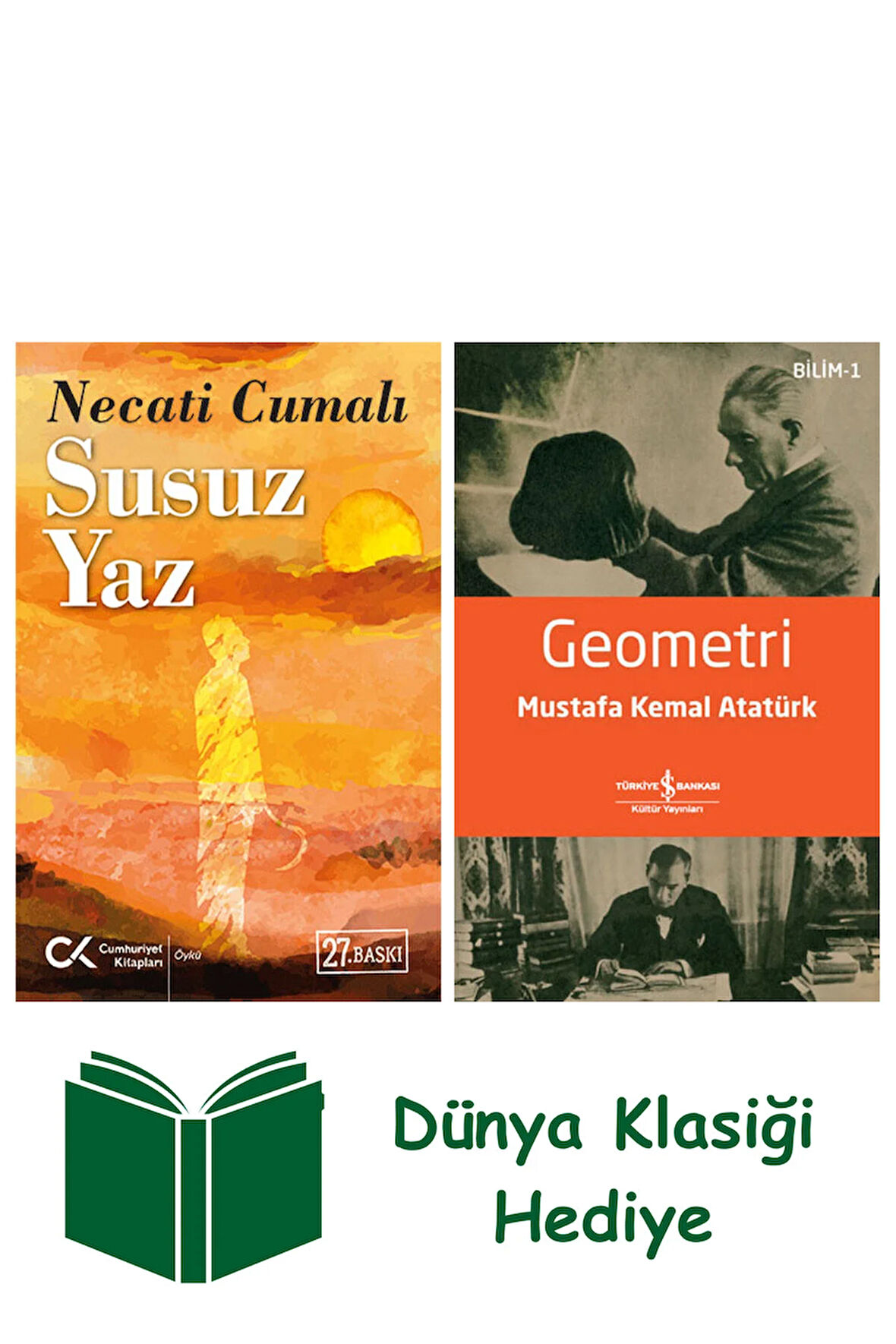 Susuz Yaz + Geometri + Dünya Klasiği Hediye