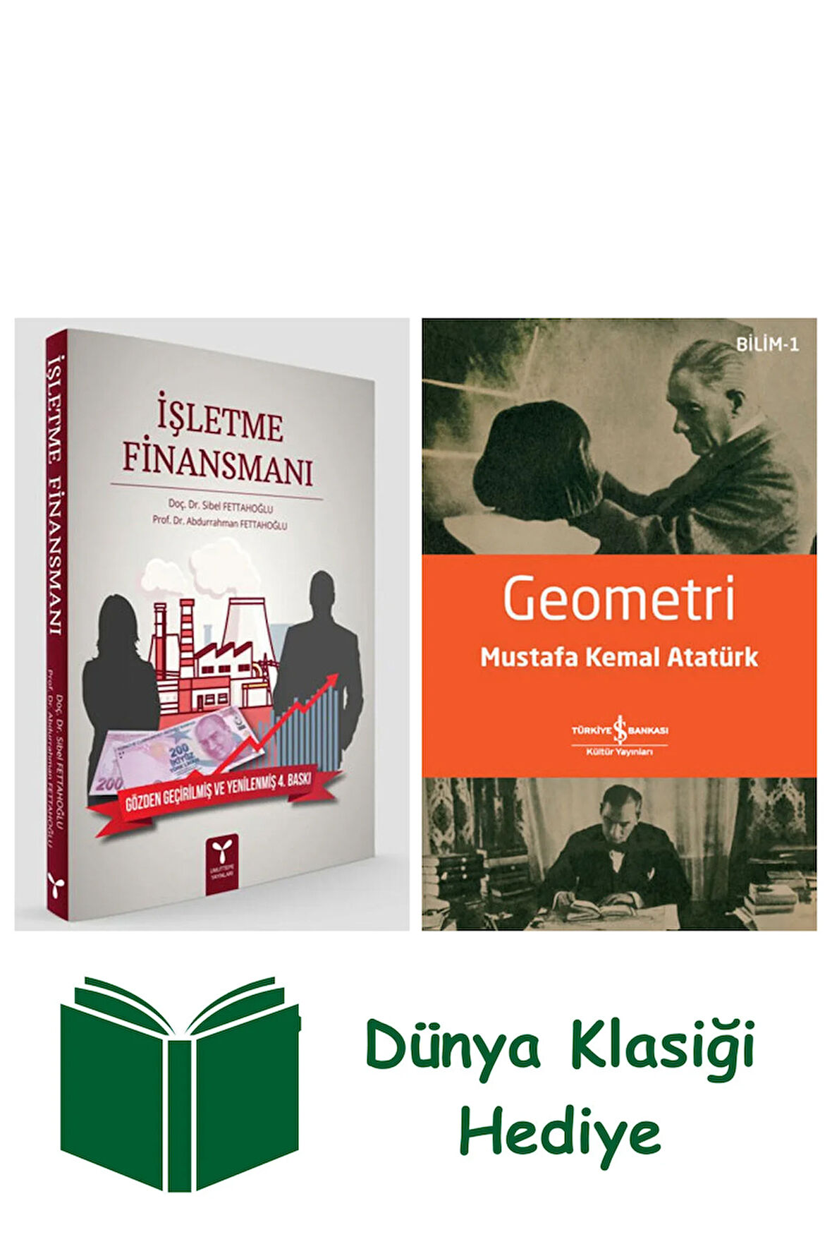İşletme Finansmanı + Geometri + Dünya Klasiği Hediye