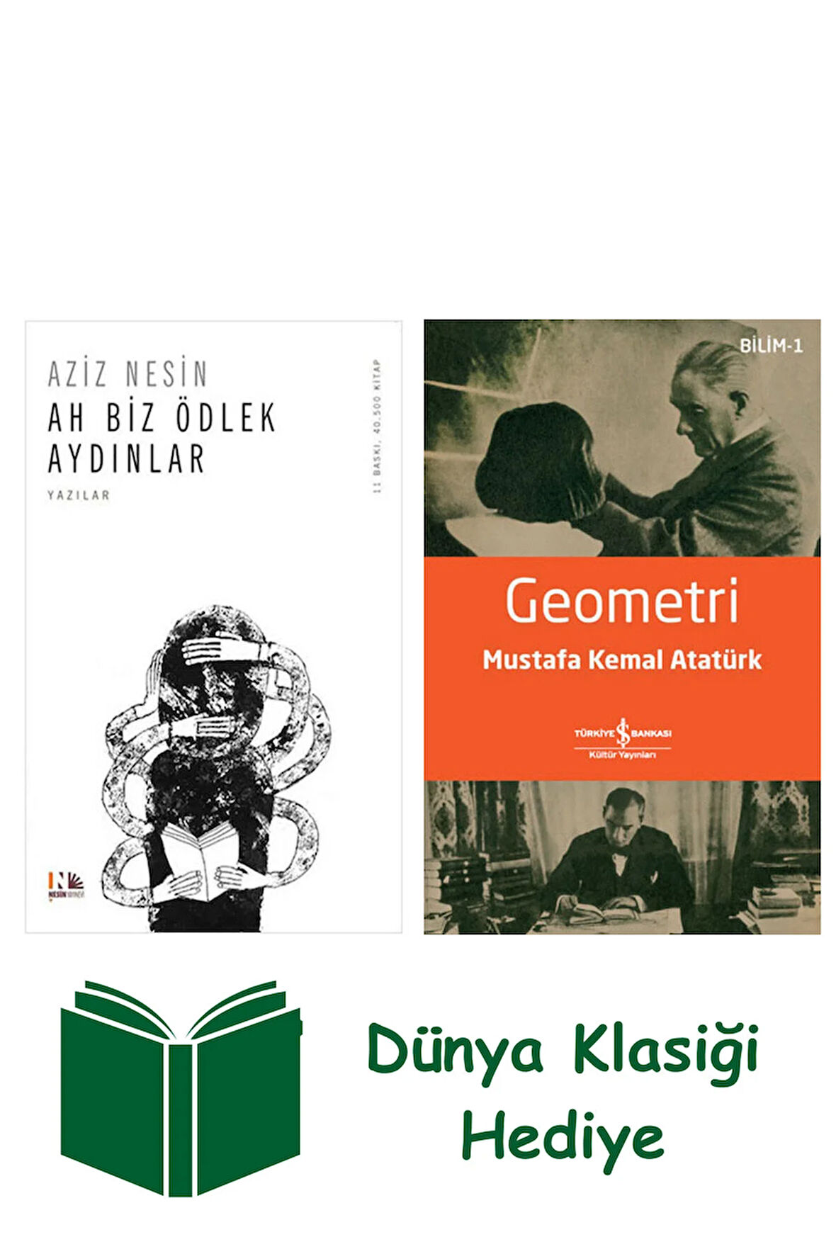 Ah Biz Ödlek Aydınlar + Geometri + Dünya Klasiği Hediye