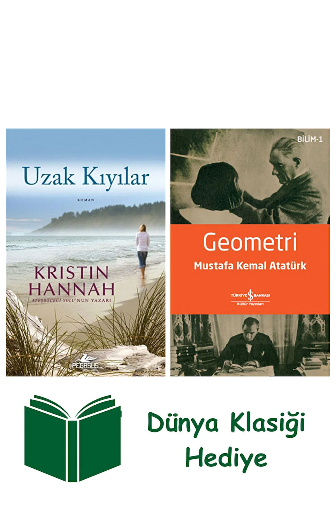 Uzak Kıyılar + Geometri + Dünya Klasiği Hediye