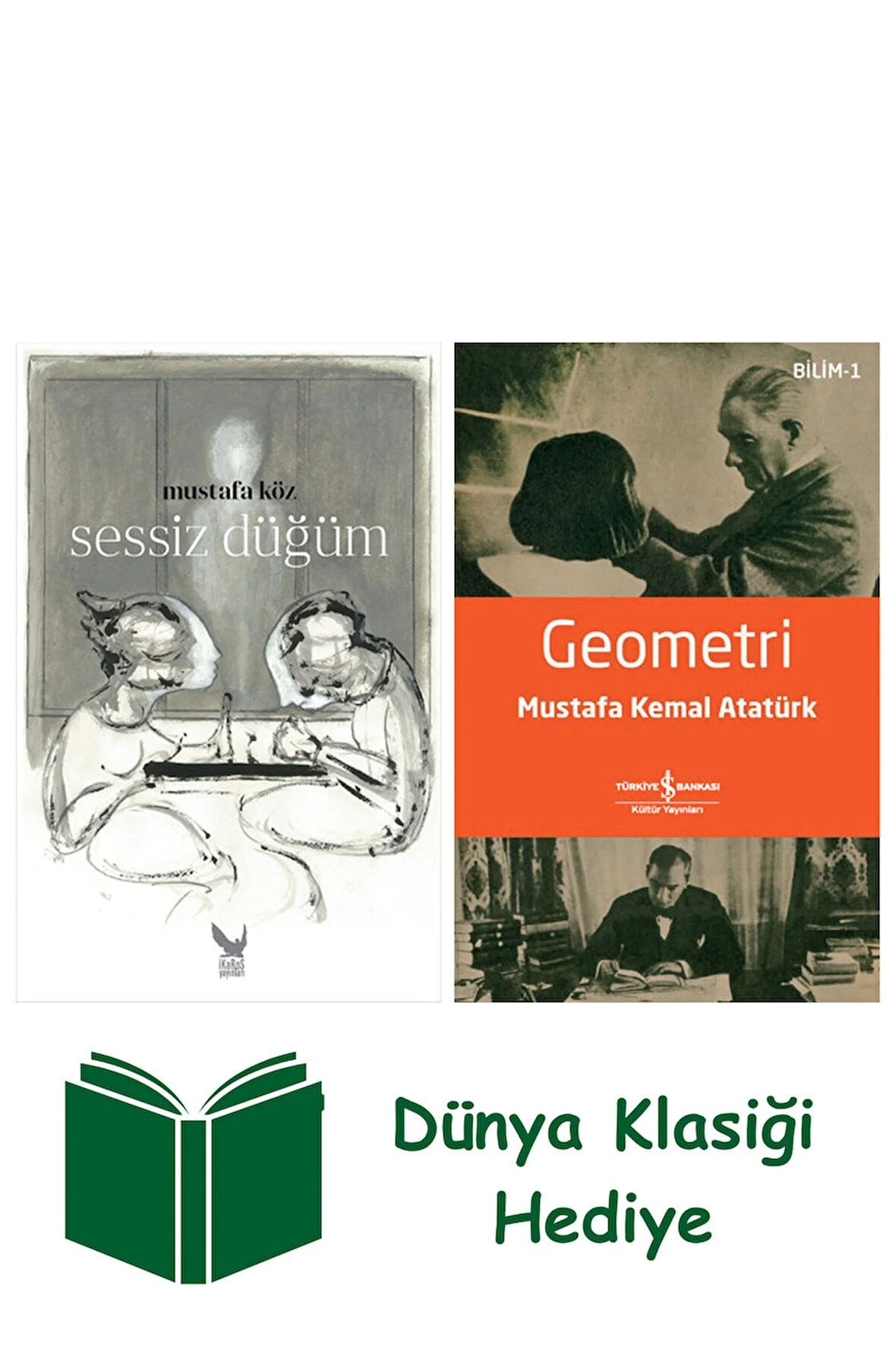 Sessiz Düğüm + Geometri + Dünya Klasiği Hediye