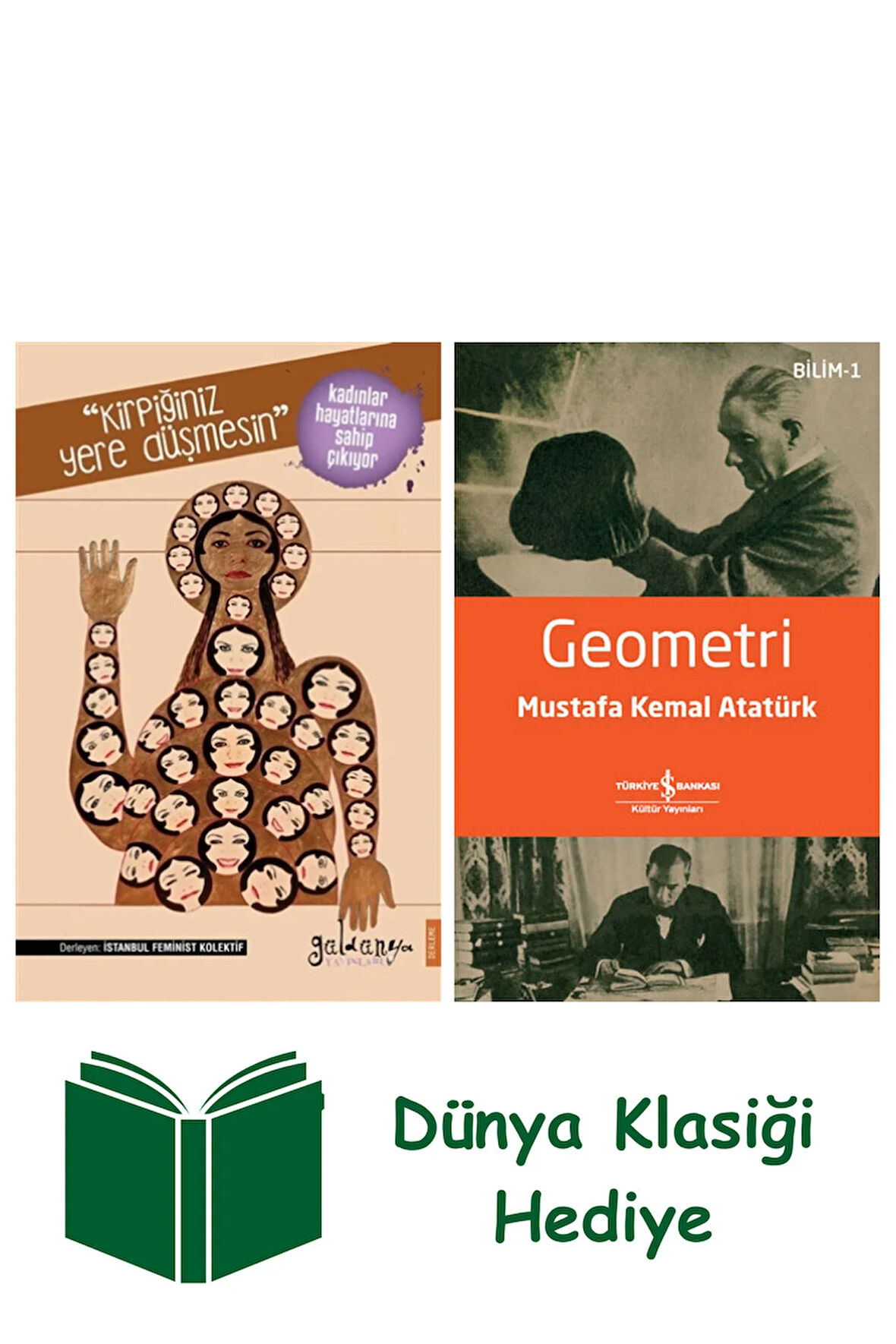 Kirpiğiniz Yere Düşmesin + Geometri + Dünya Klasiği Hediye