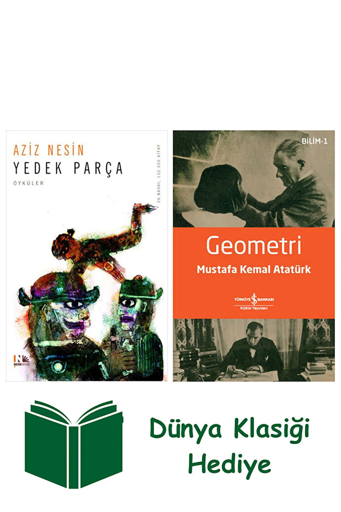 Yedek Parça + Geometri + Dünya Klasiği Hediye