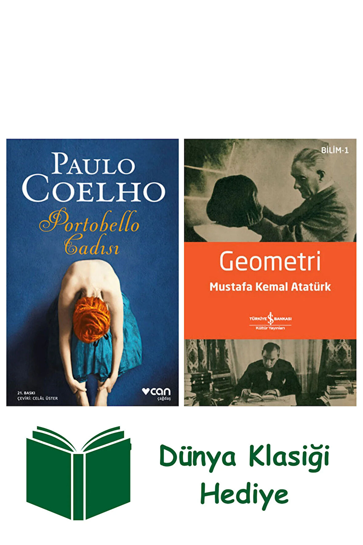 Portobello Cadısı + Geometri + Dünya Klasiği Hediye