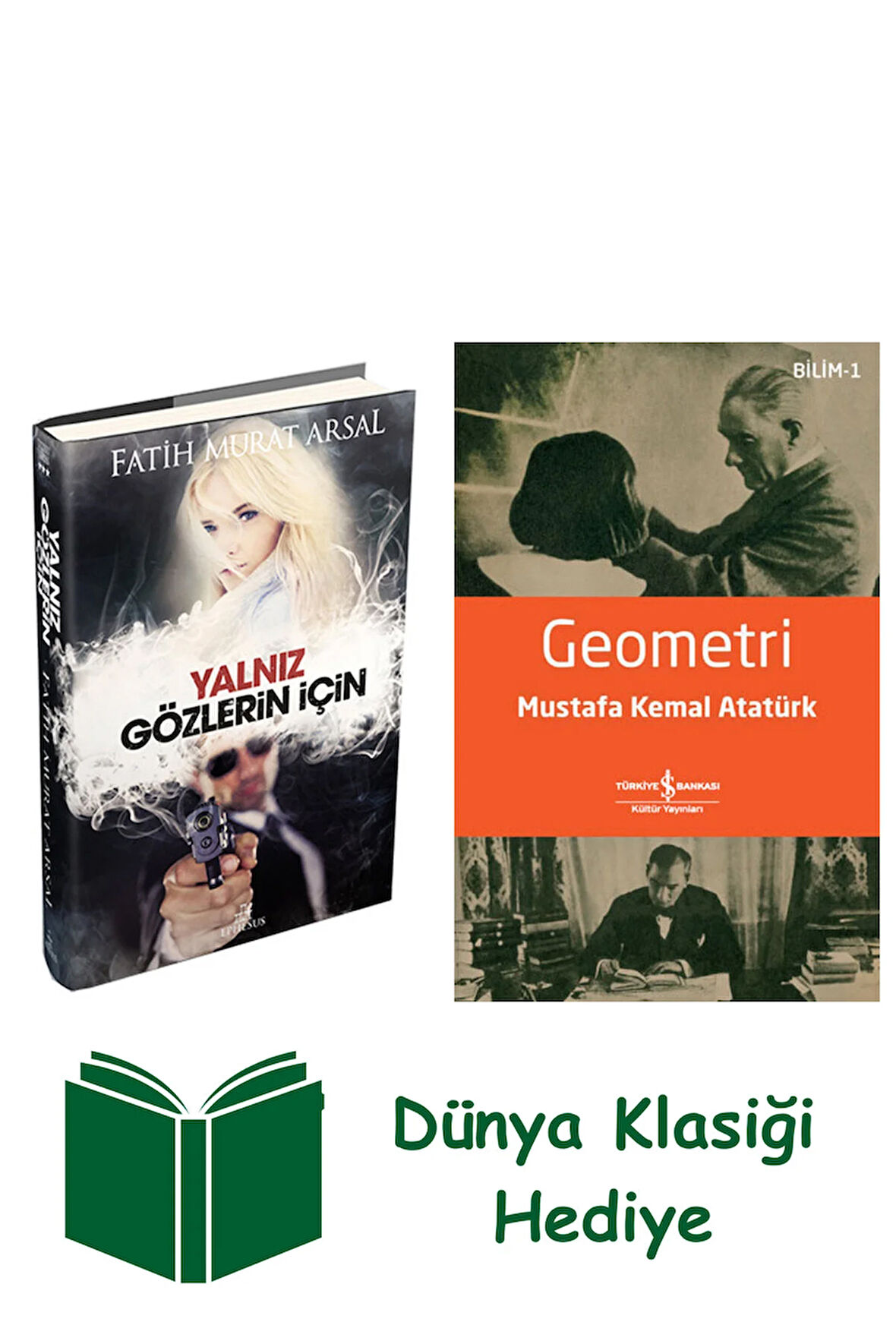 Yalnız Gözlerin İçin (Ciltli) + Geometri + Dünya Klasiği Hediye