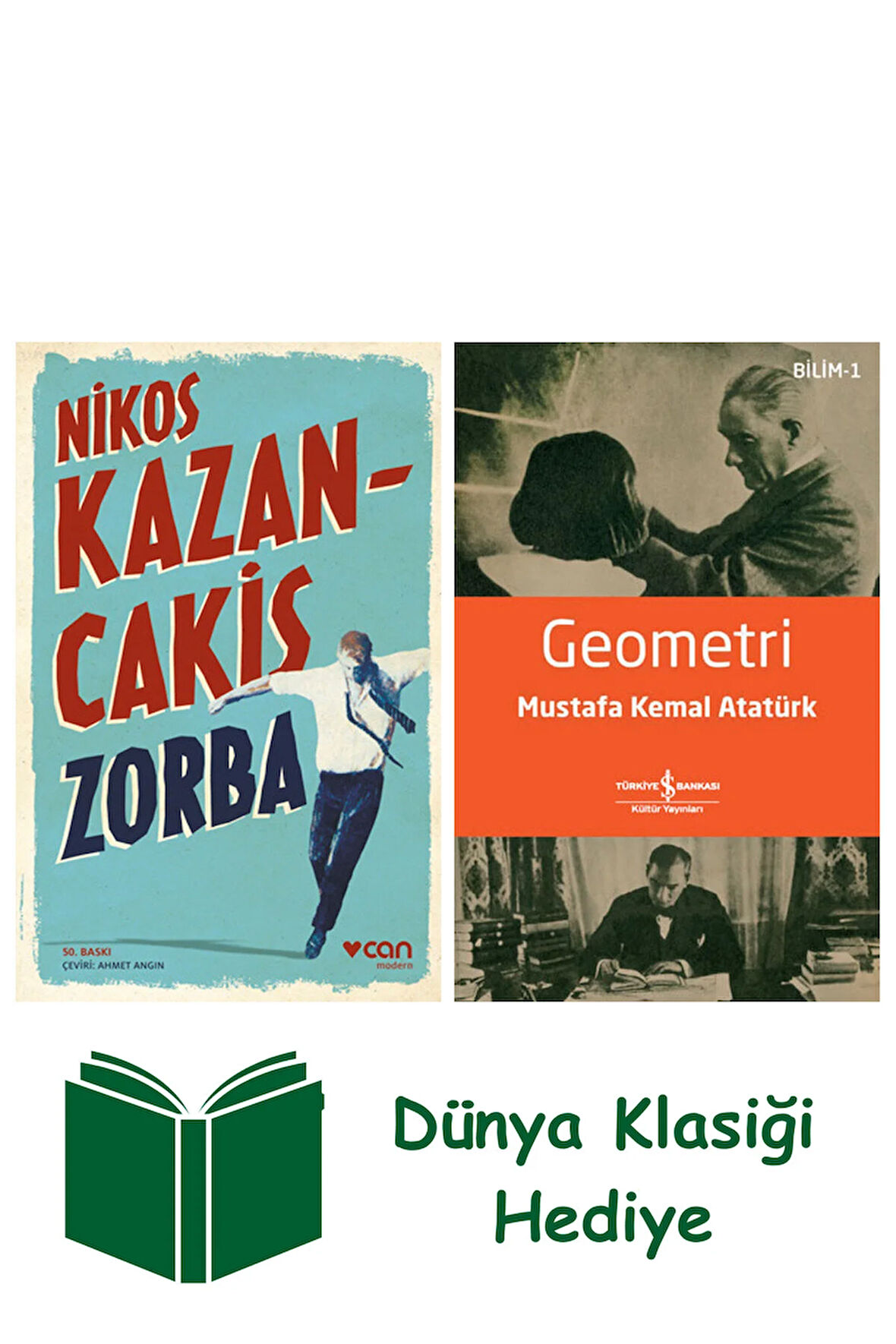 Zorba + Geometri + Dünya Klasiği Hediye
