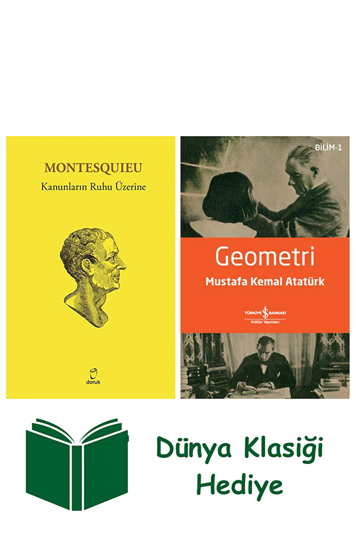 Kanunların Ruhu Üzerine + Geometri + Dünya Klasiği Hediye