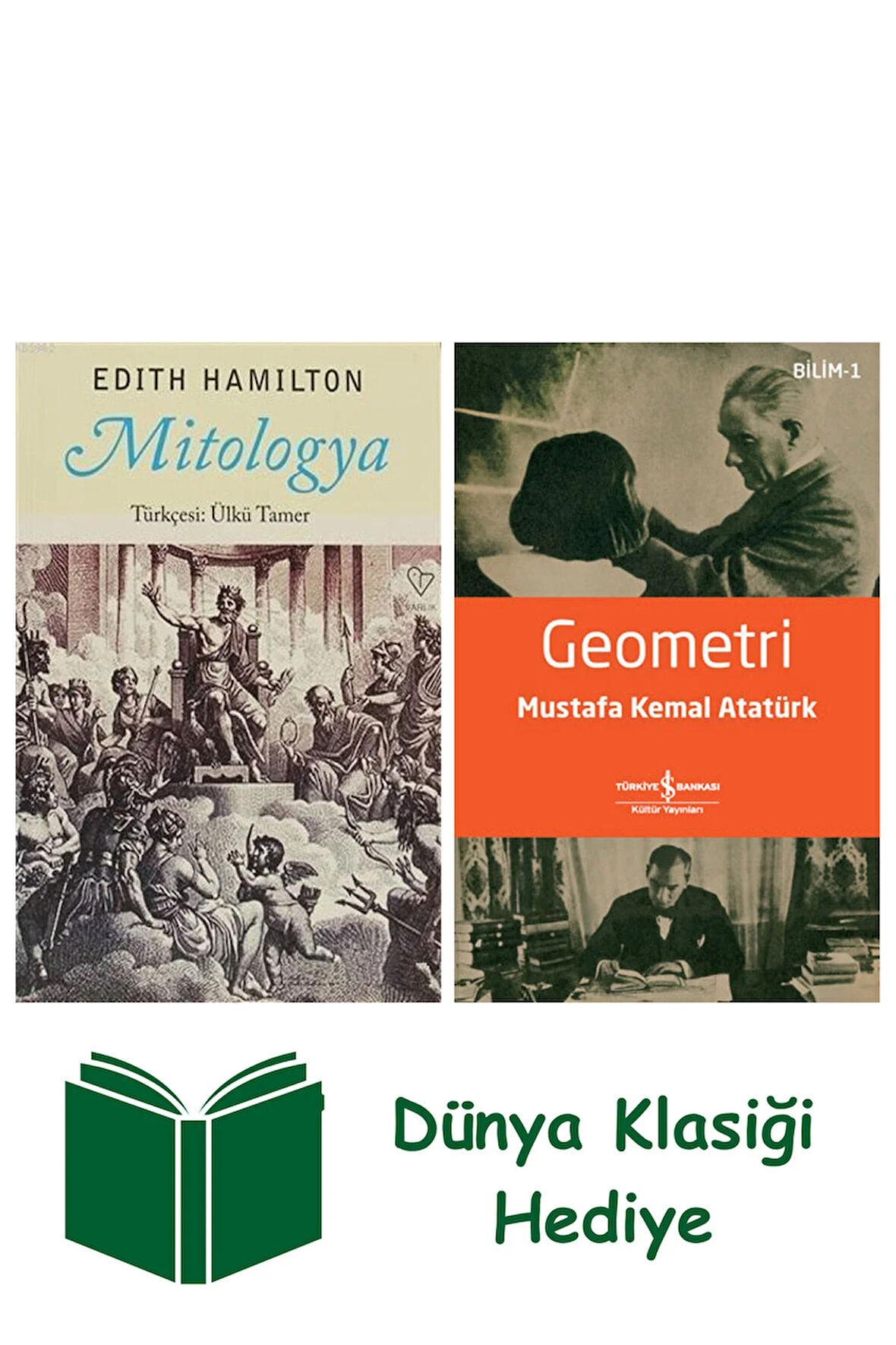 Mitologya + Geometri + Dünya Klasiği Hediye