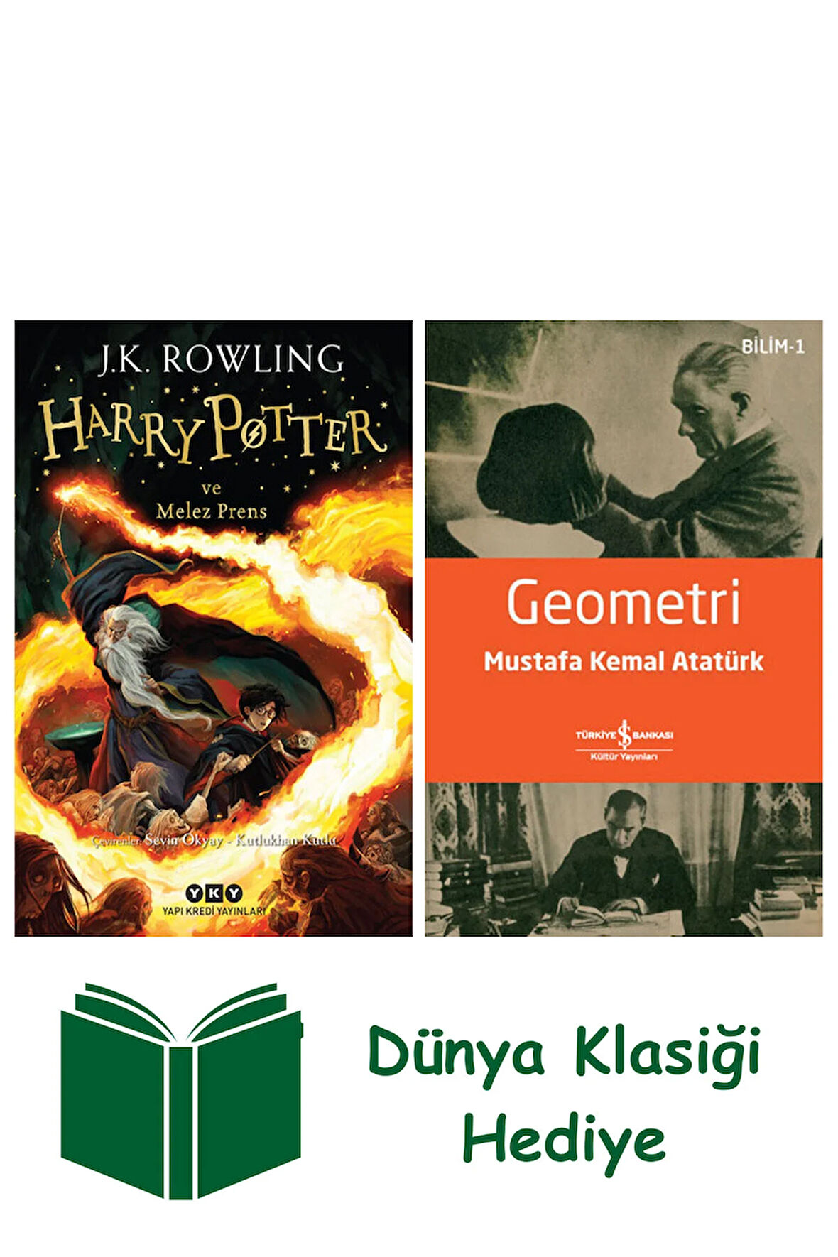 Harry Potter ve Melez Prens + Geometri + Dünya Klasiği Hediye