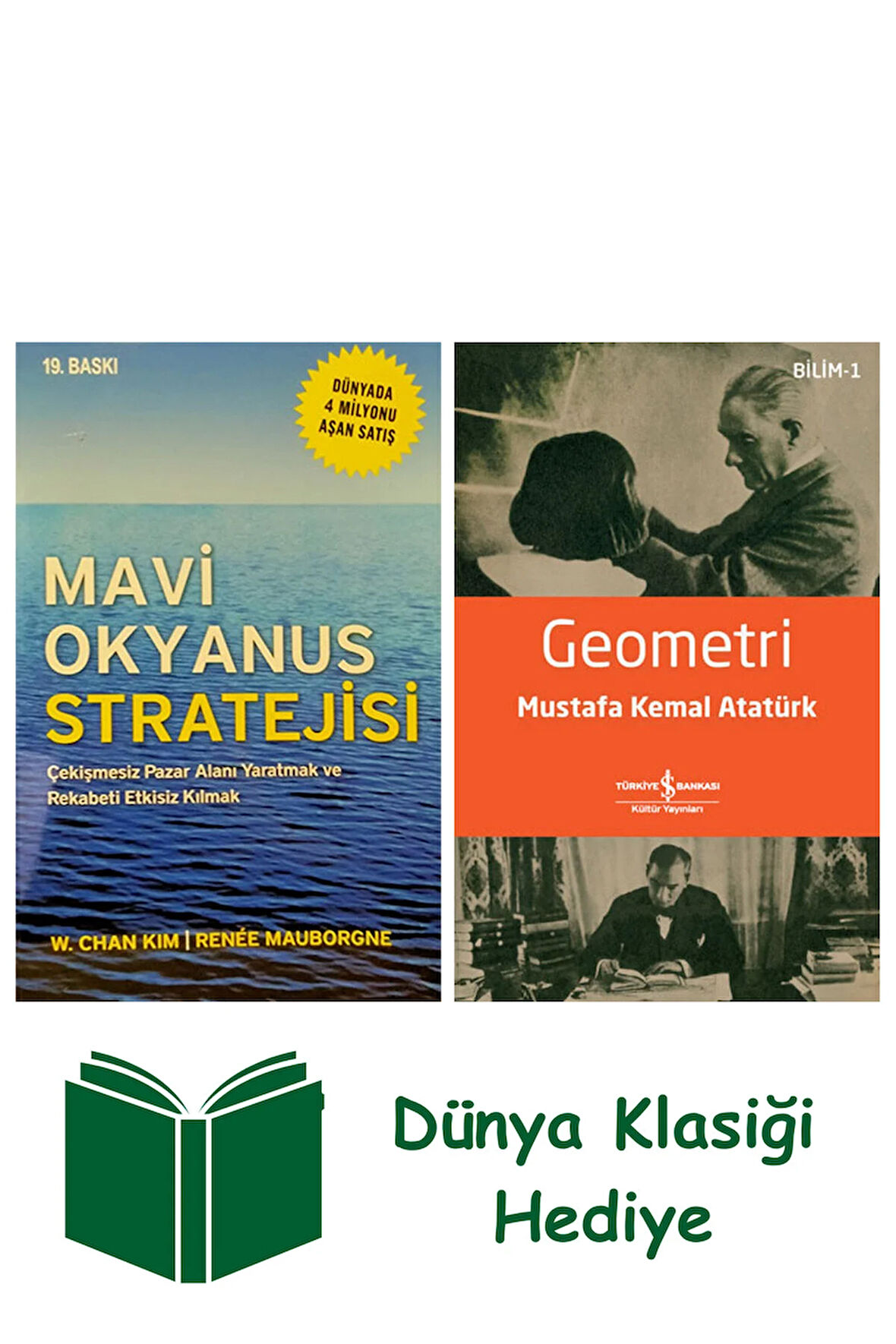 Mavi Okyanus Stratejisi + Geometri + Dünya Klasiği Hediye