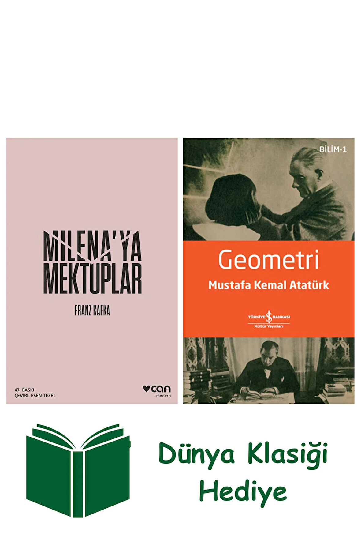 Milena'ya Mektuplar + Geometri + Dünya Klasiği Hediye