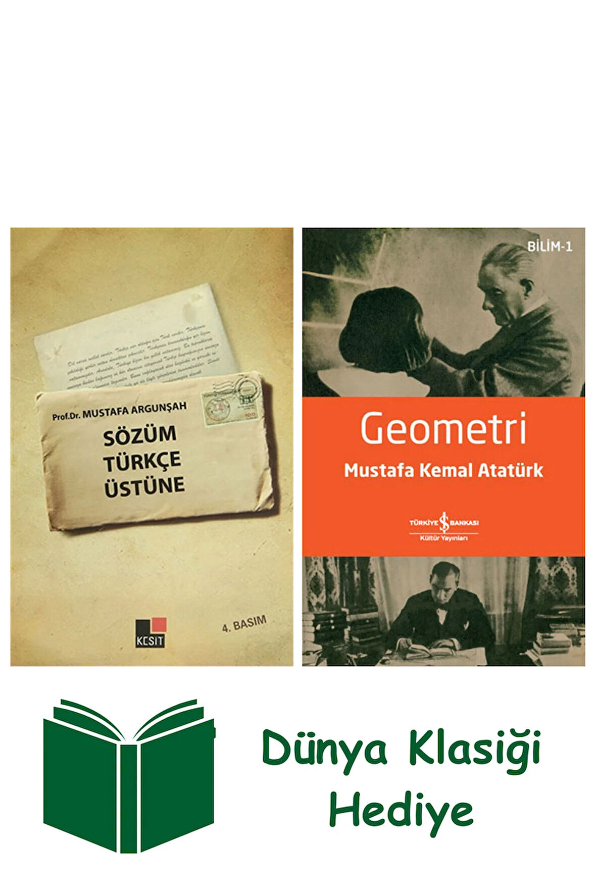 Sözüm Türkçe Üstüne + Geometri + Dünya Klasiği Hediye