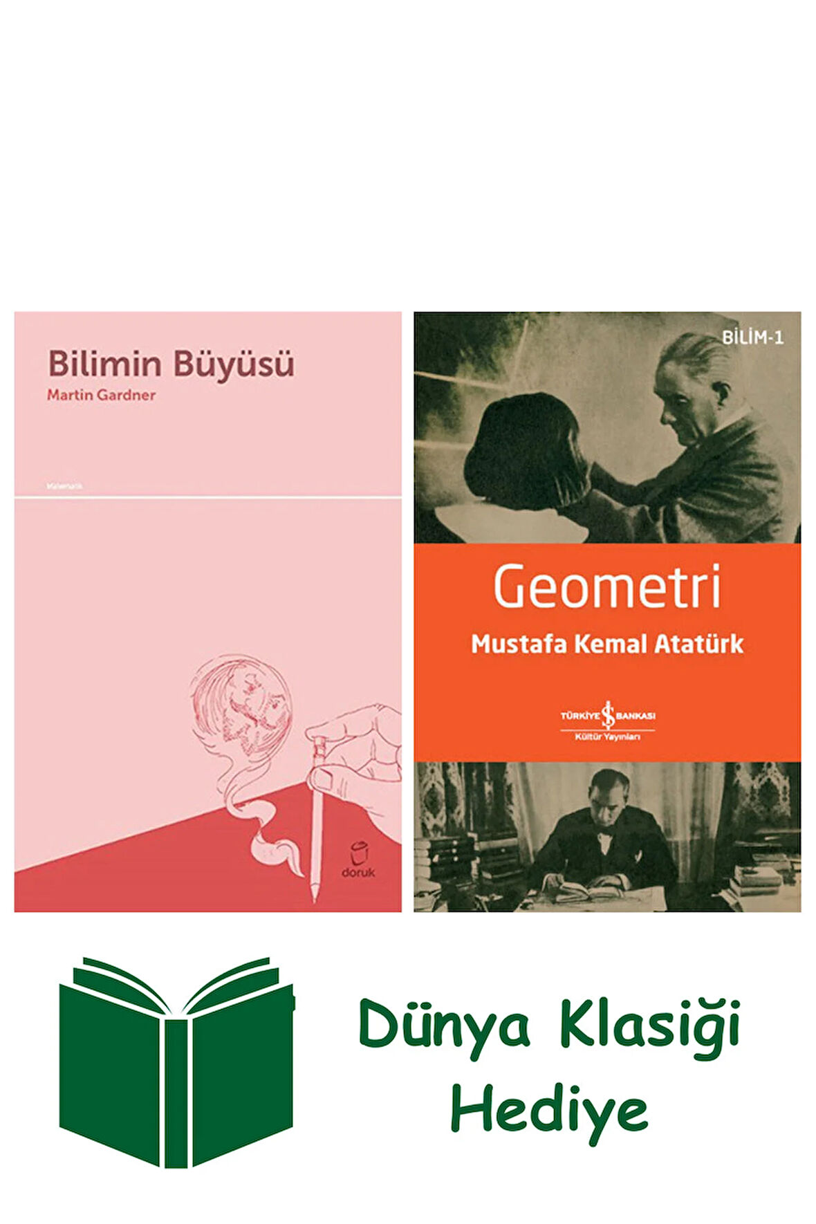 Bilimin Büyüsü + Geometri + Dünya Klasiği Hediye