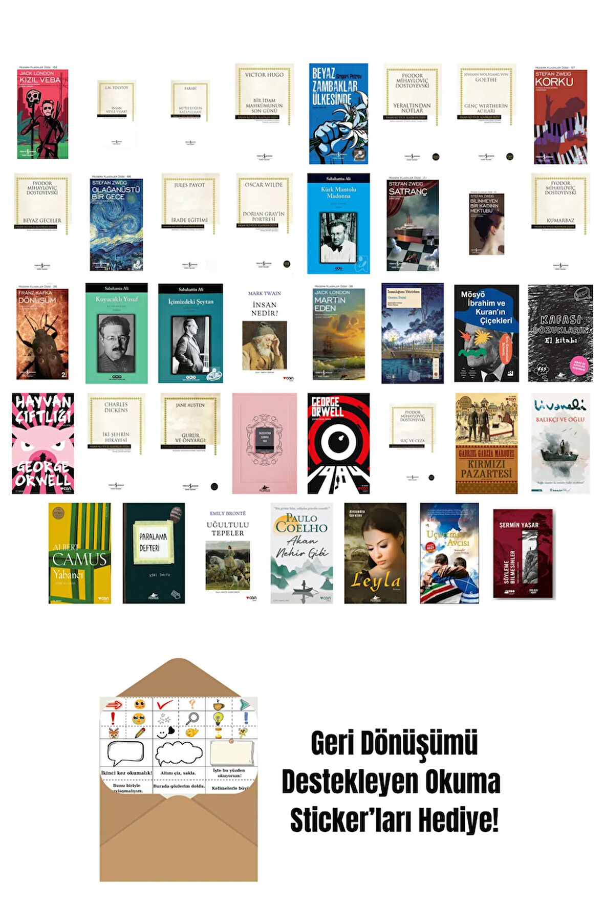 En Çok Okunan Romanlar 39 Kitap Set