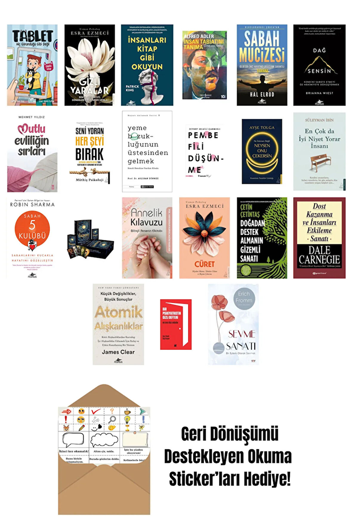 En Çok Okunan Kişisel Gelişim Kitapları 21 Kitap Set