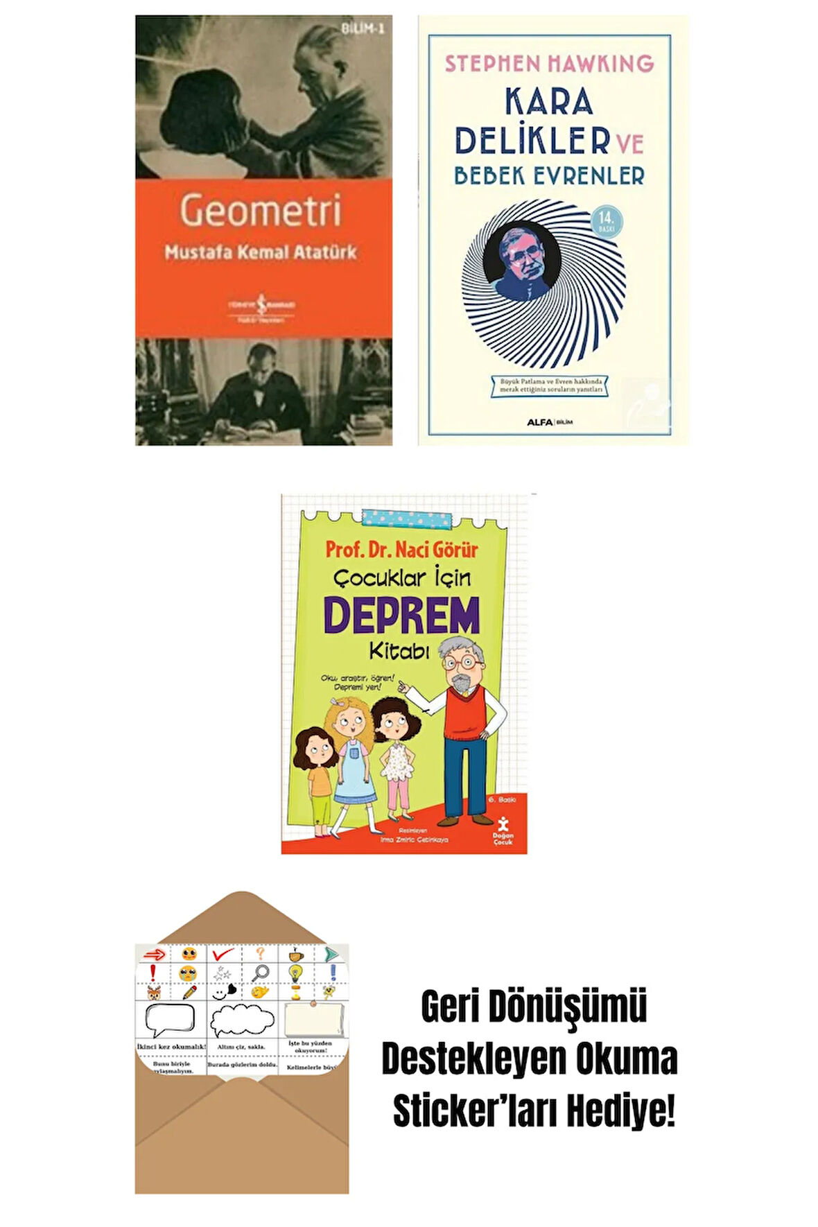 En Çok Okunan Bilim Kitapları 3 Kitap Set