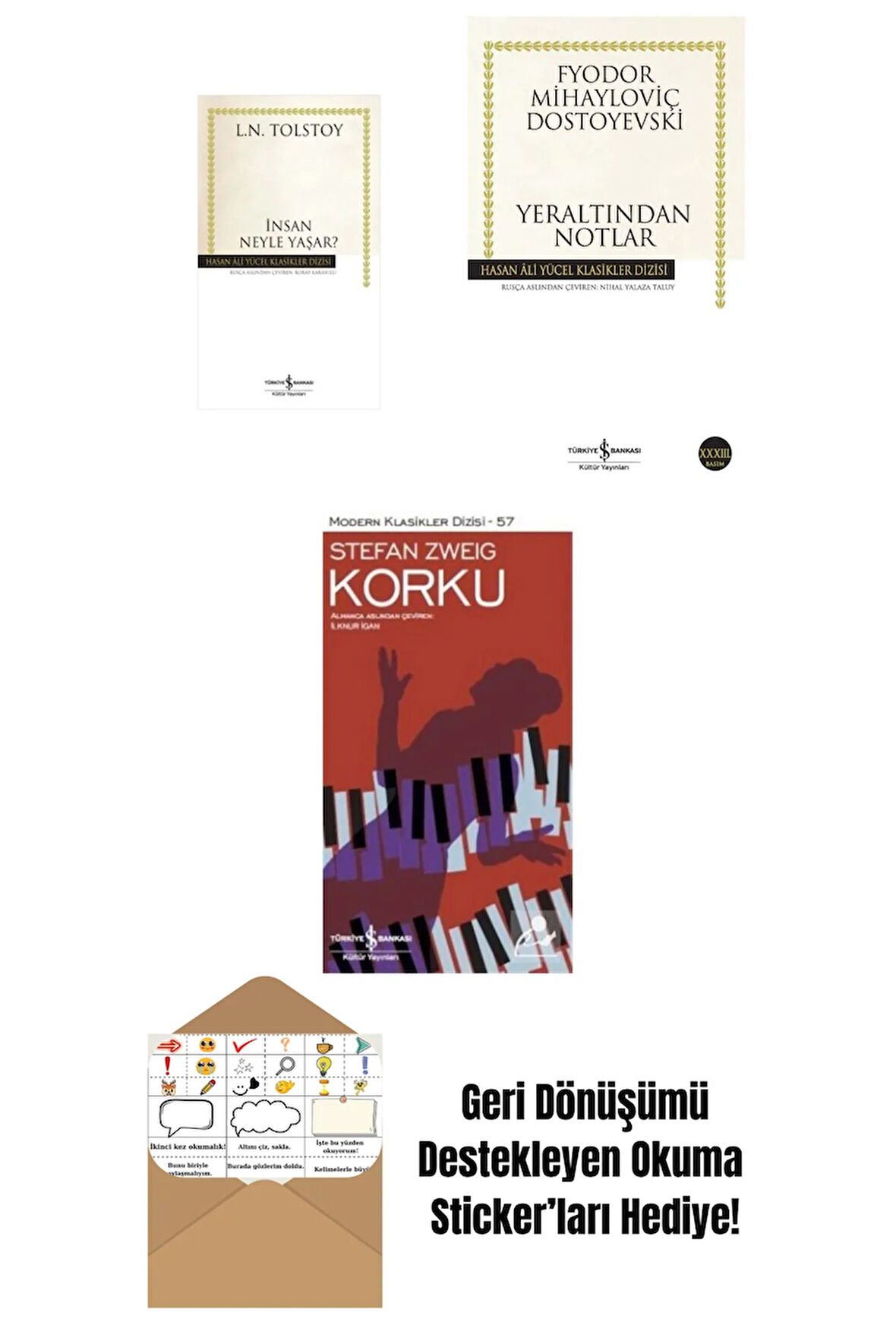 En Çok Okunan Dünya Edebiyatı Kitapları 3 Kitap Set