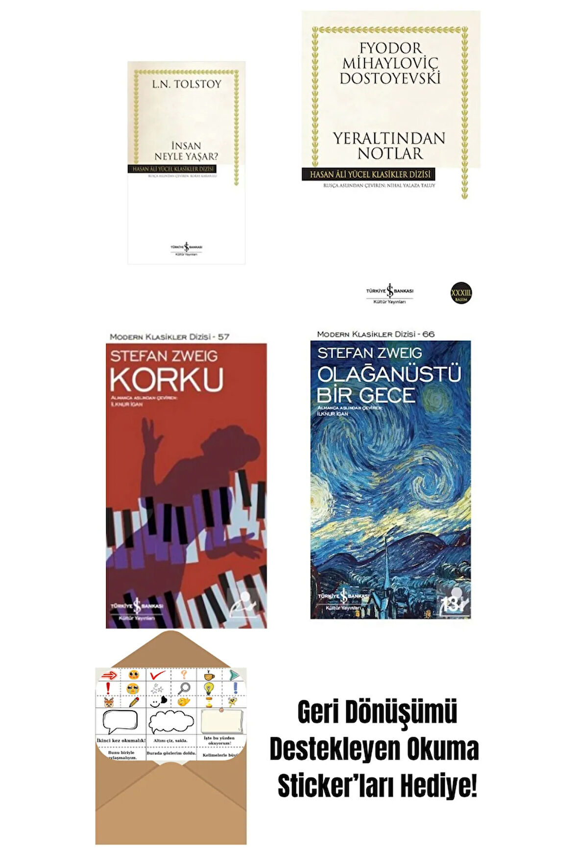 En Çok Okunan Dünya Edebiyatı Kitapları 4 Kitap Set