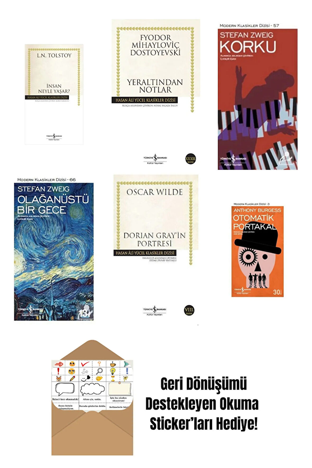 En Çok Okunan Dünya Edebiyatı Kitapları 6 Kitap Set
